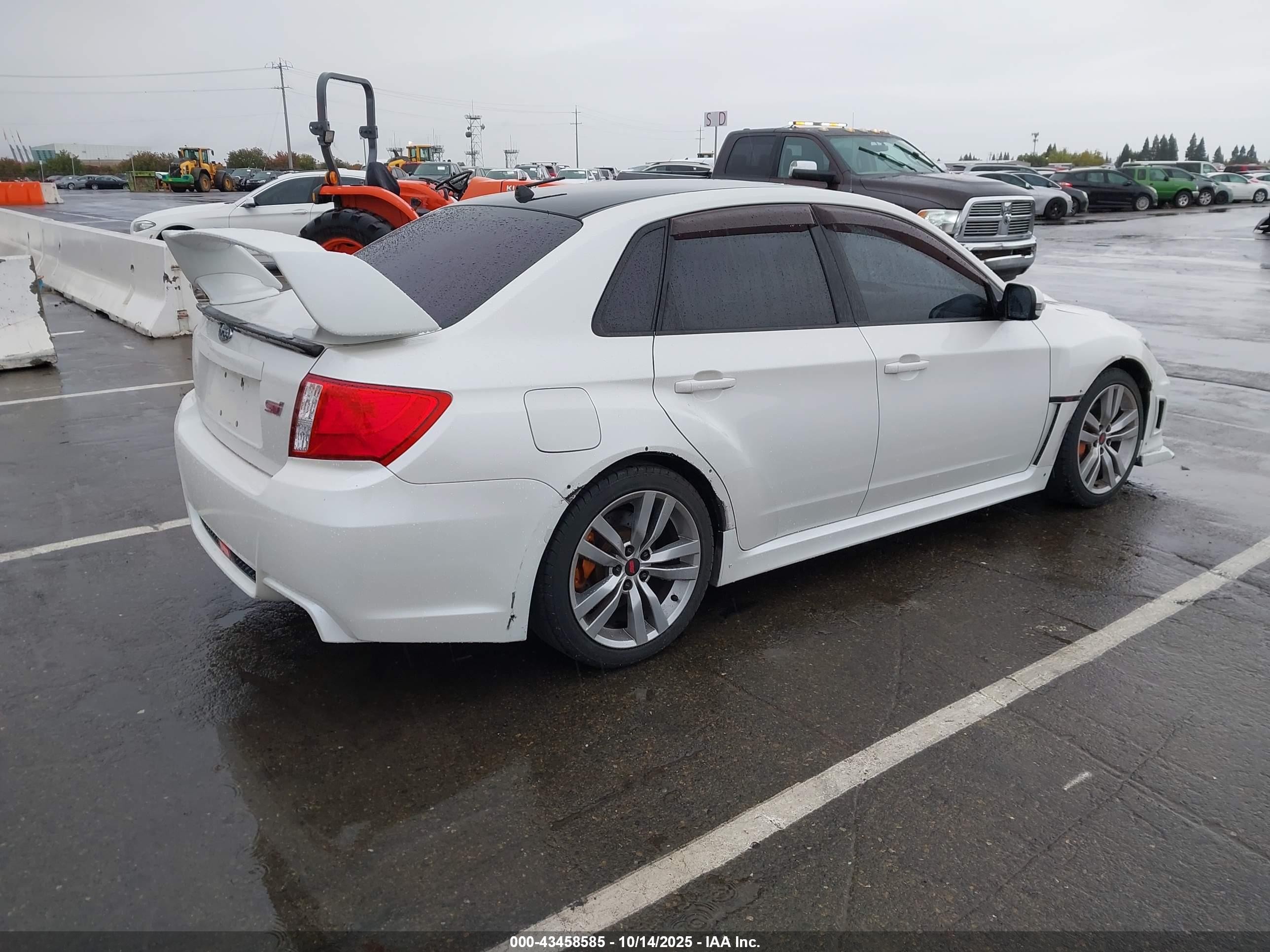 2014 Subaru Impreza Wrx Sti Limited White vin: JF1GV8J62EL012633