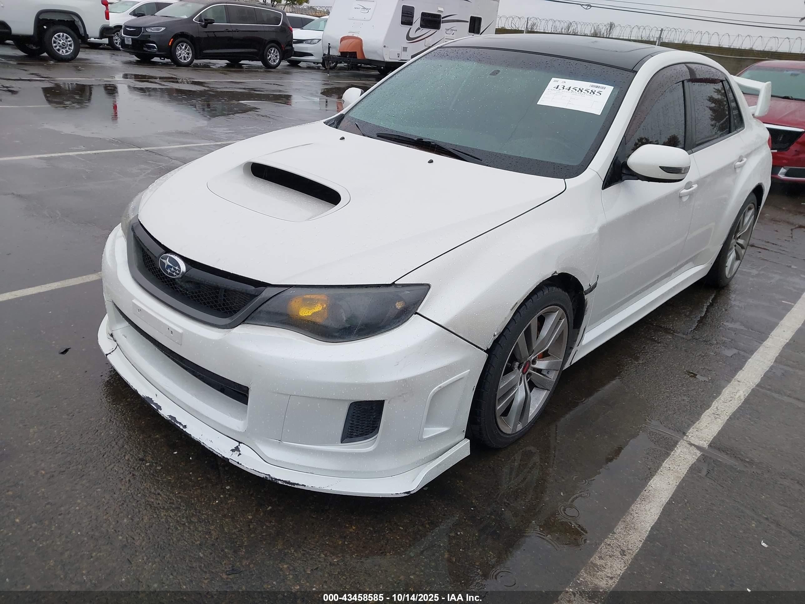 2014 Subaru Impreza Wrx Sti Limited White vin: JF1GV8J62EL012633