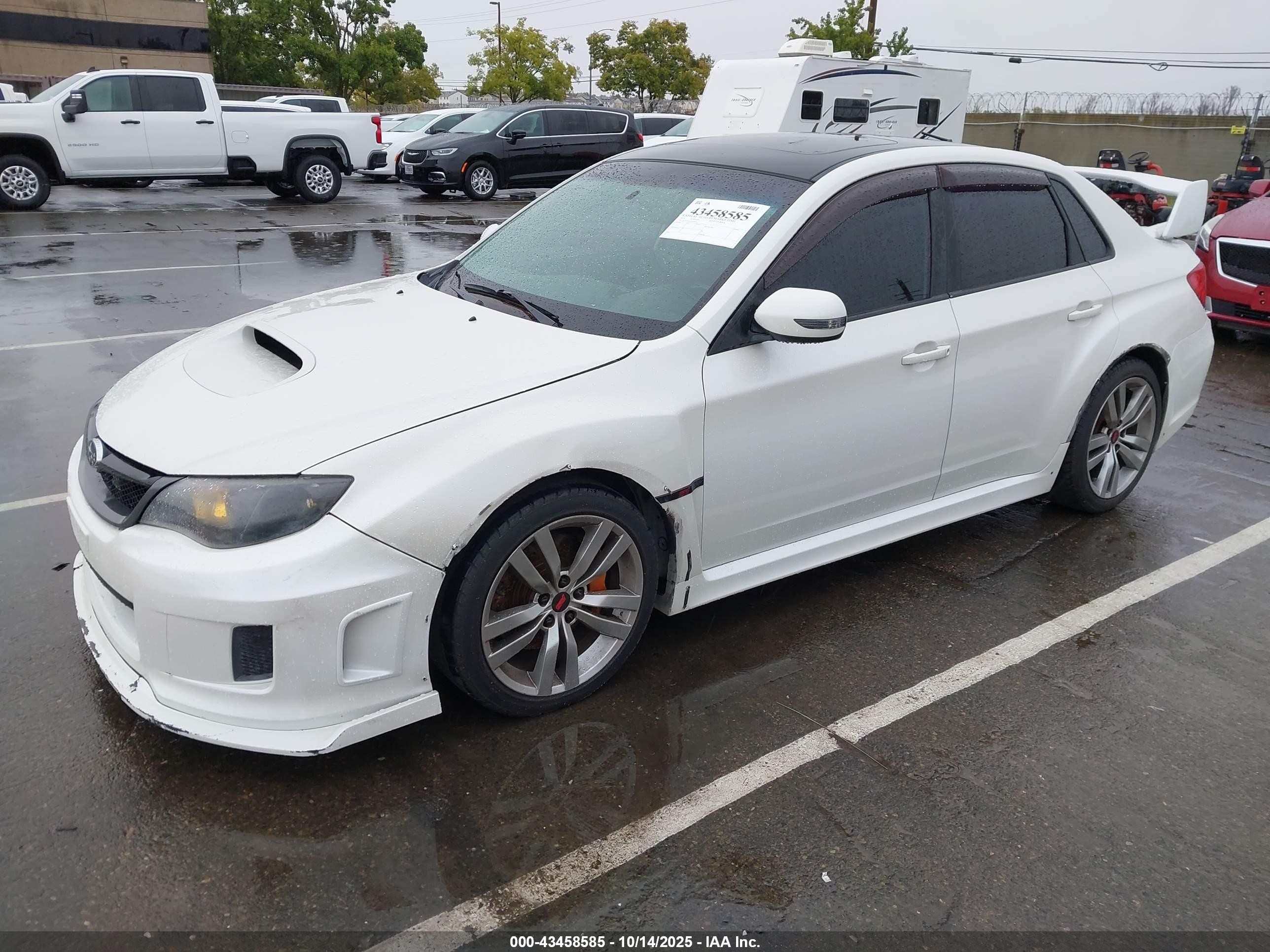 2014 Subaru Impreza Wrx Sti Limited White vin: JF1GV8J62EL012633