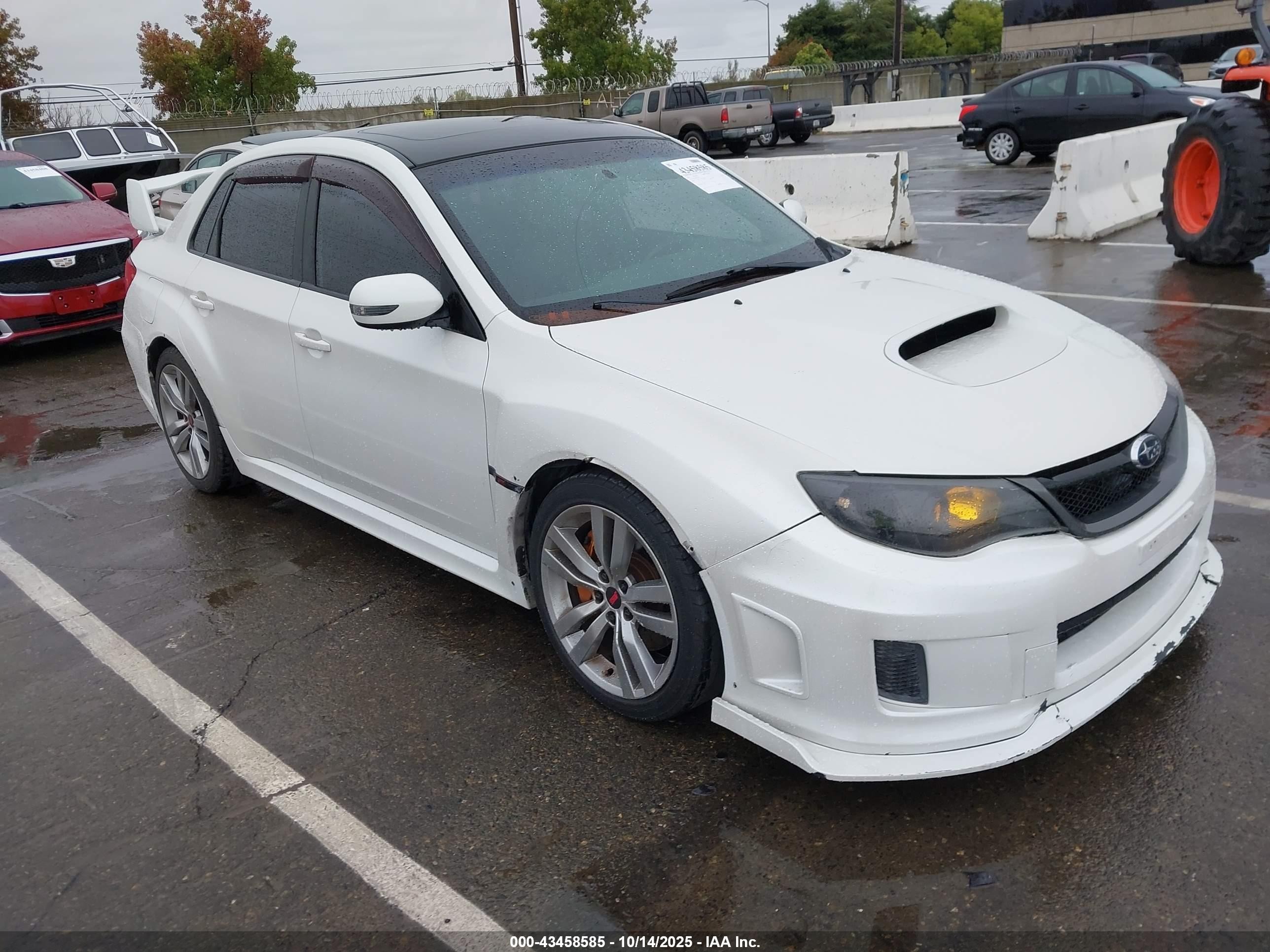 2014 Subaru Impreza Wrx Sti Limited White vin: JF1GV8J62EL012633