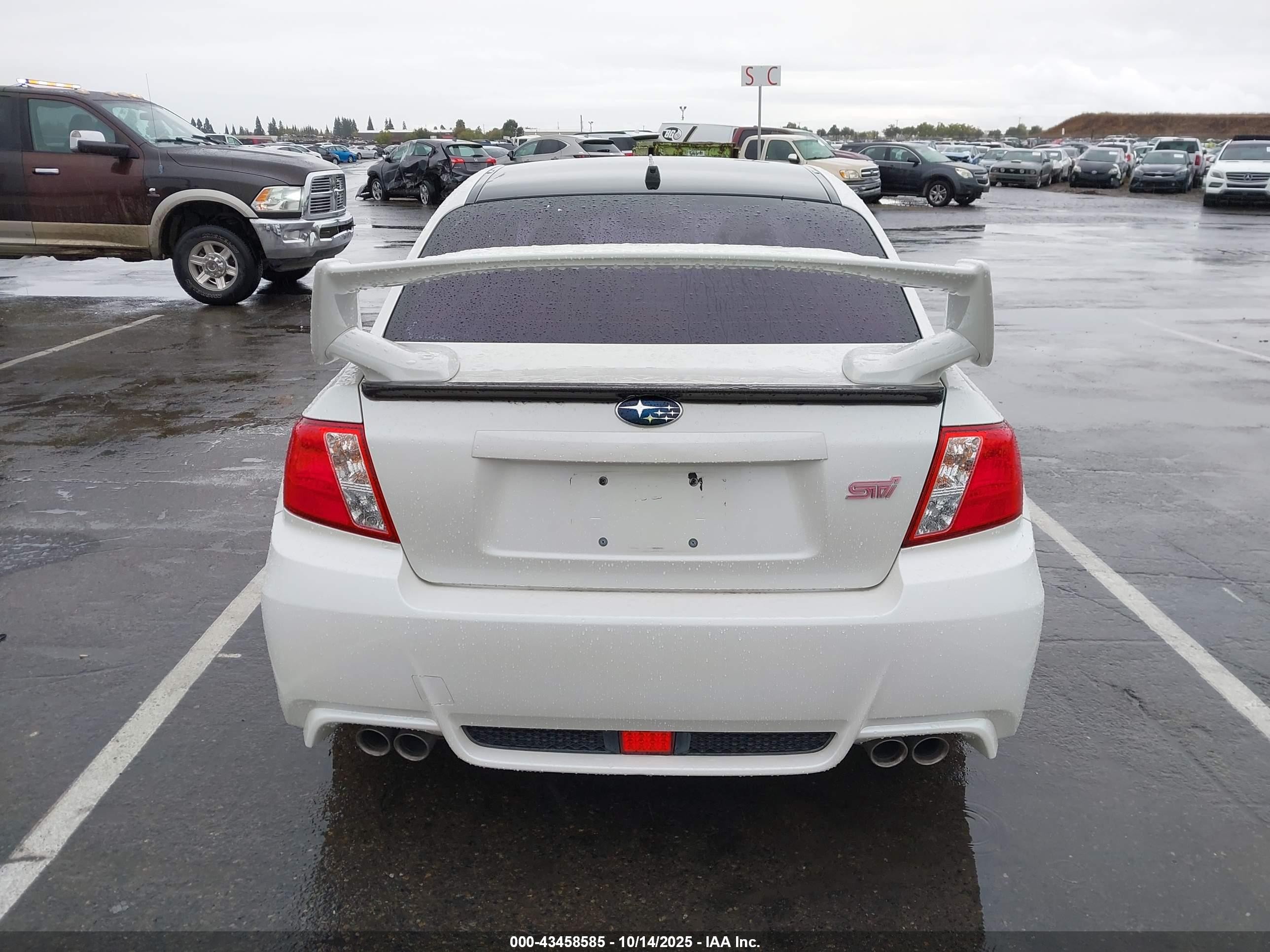 2014 Subaru Impreza Wrx Sti Limited White vin: JF1GV8J62EL012633