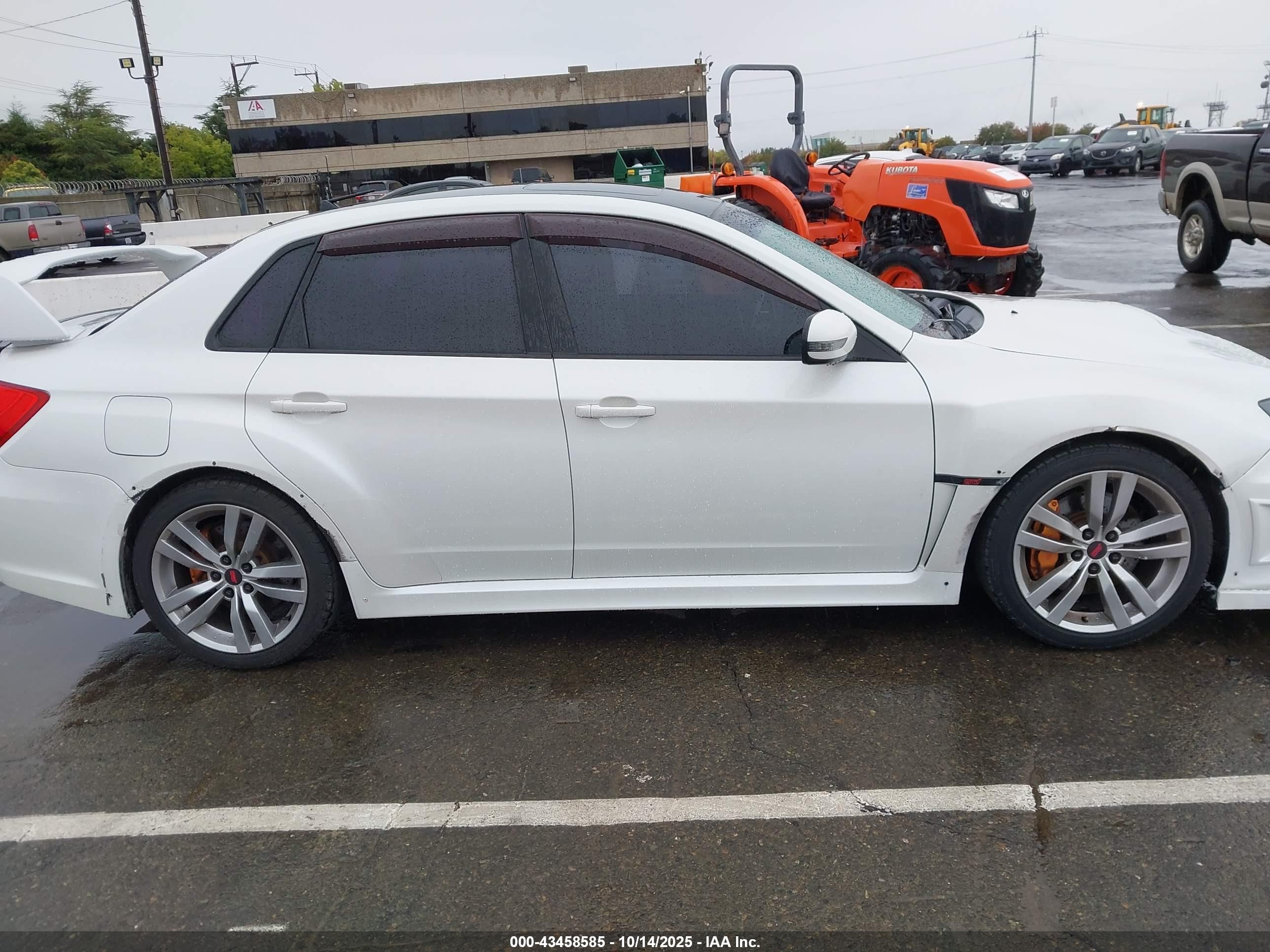 2014 Subaru Impreza Wrx Sti Limited White vin: JF1GV8J62EL012633