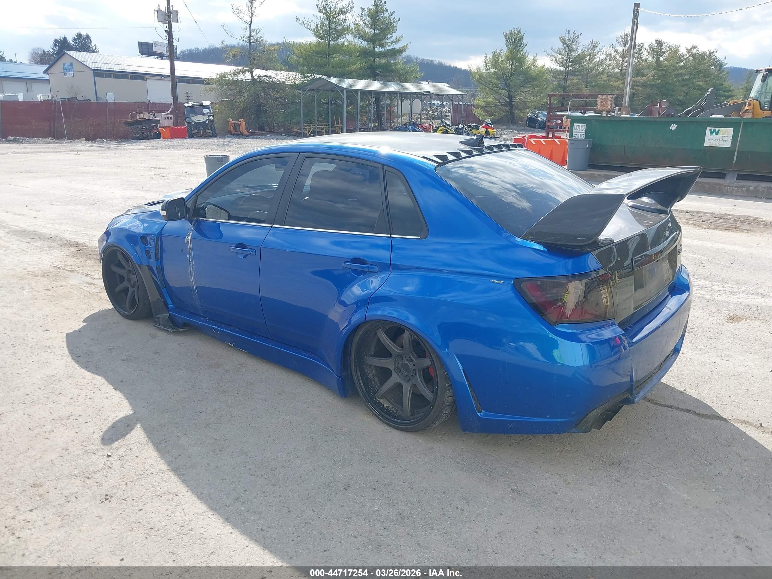 2013 Subaru Impreza Wrx Sti Blue vin: JF1GV8J63DL034655