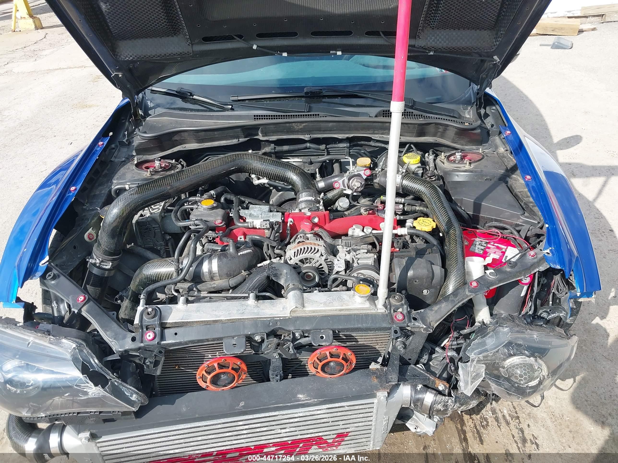2013 Subaru Impreza Wrx Sti Blue vin: JF1GV8J63DL034655