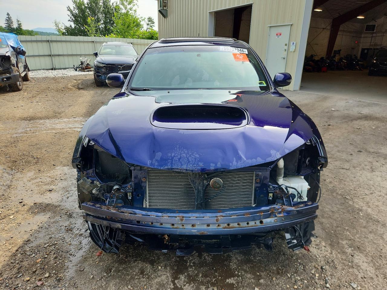 2012 Subaru Impreza Wrx Sti Blue vin: JF1GV8J64CL024585