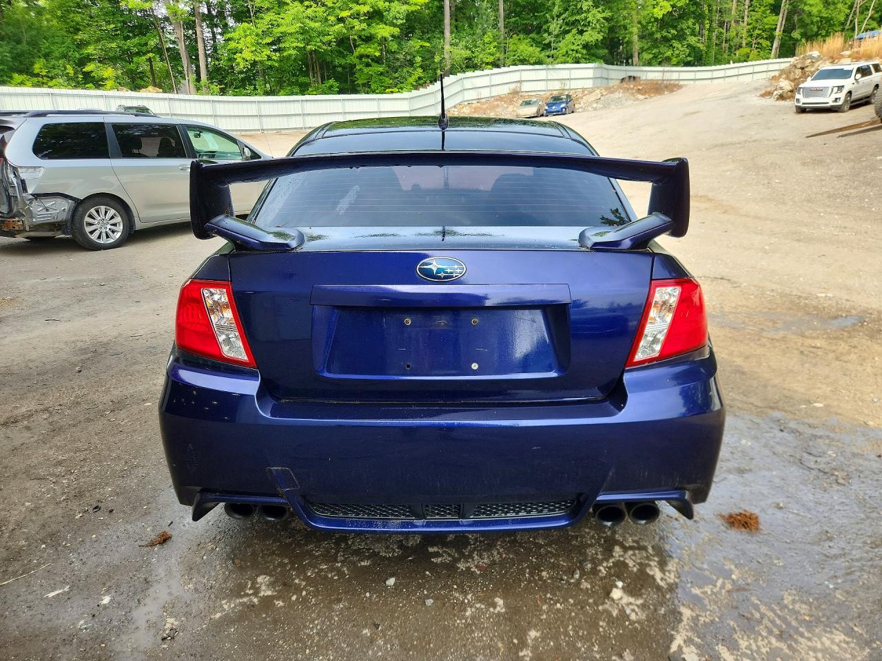 2012 Subaru Impreza Wrx Sti Blue vin: JF1GV8J64CL024585