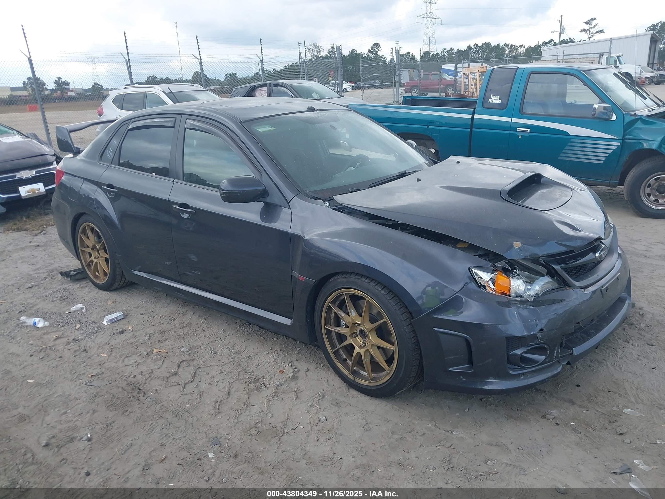 2012 Subaru Impreza Wrx Sti Limited Серый vin: JF1GV8J65CL002644