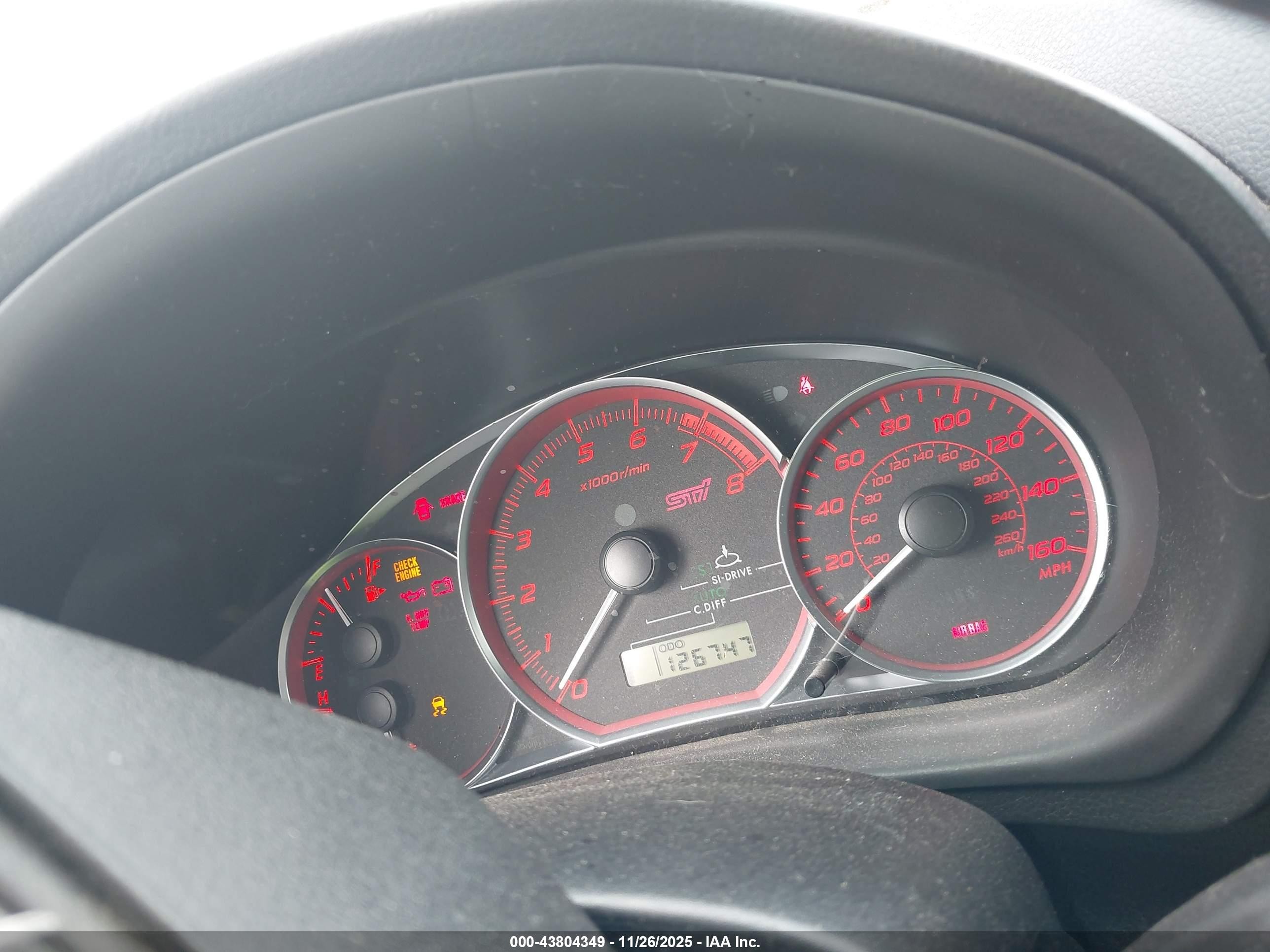 2012 Subaru Impreza Wrx Sti Limited Gray vin: JF1GV8J65CL002644