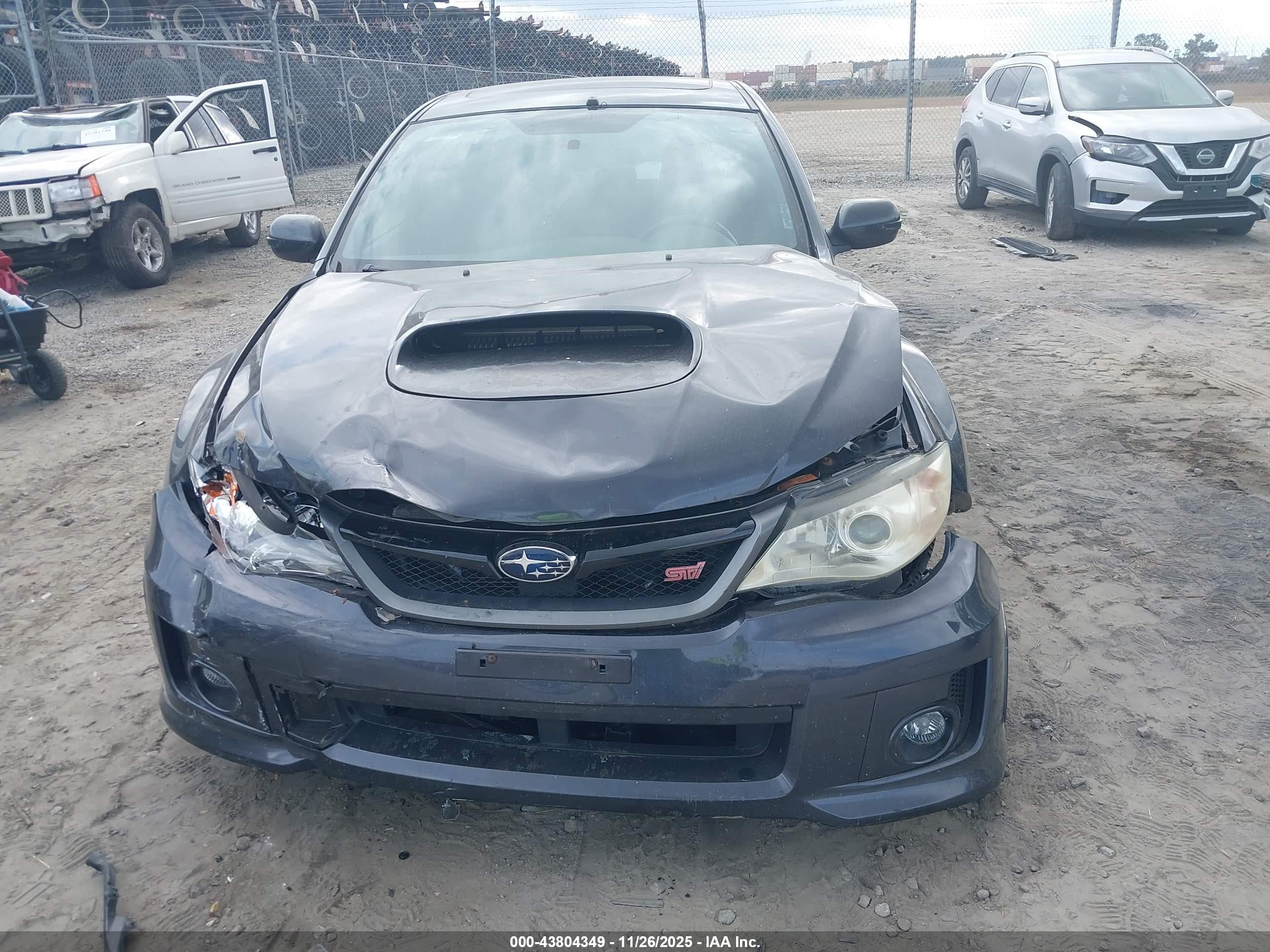 2012 Subaru Impreza Wrx Sti Limited Gray vin: JF1GV8J65CL002644