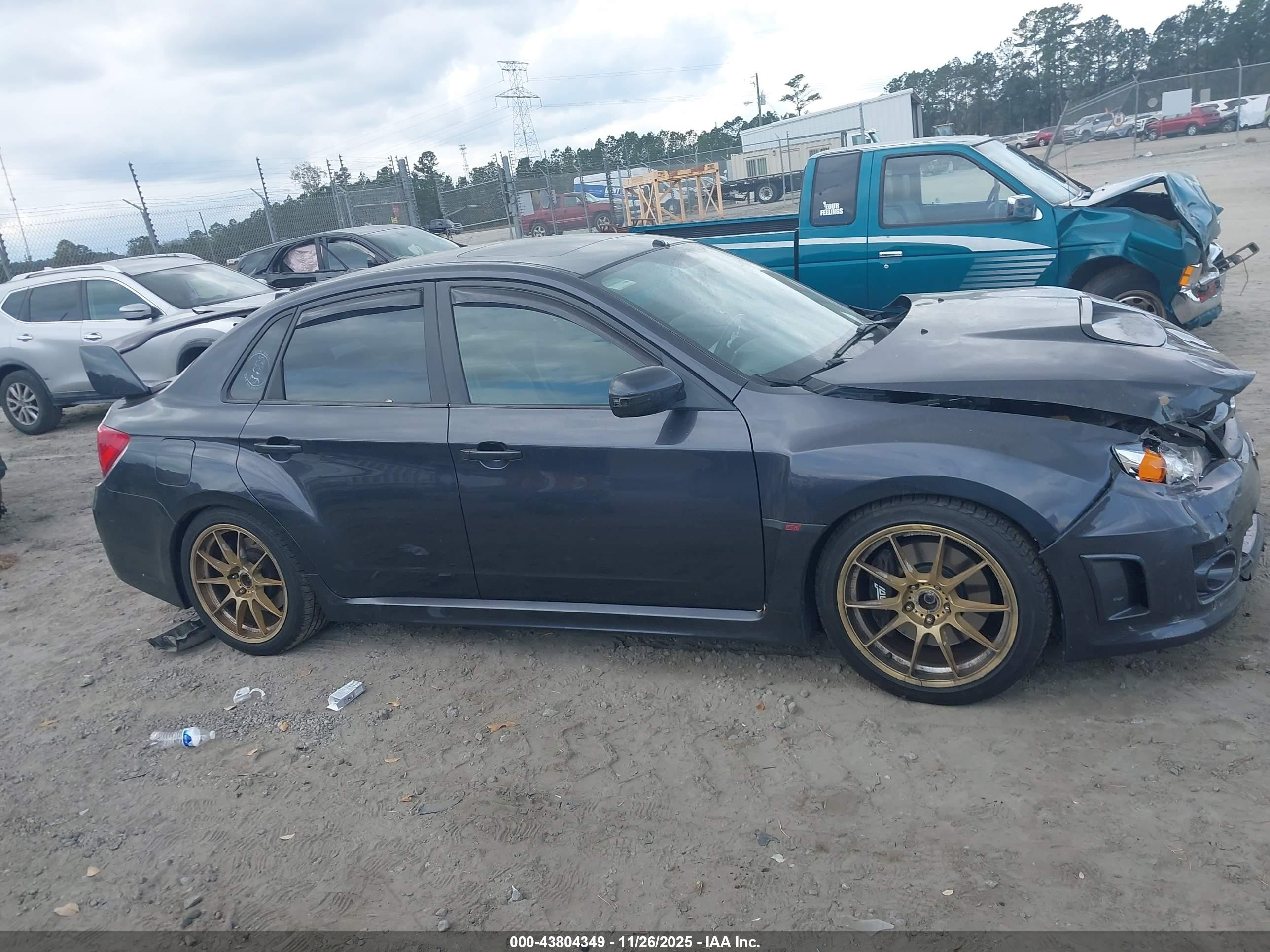 2012 Subaru Impreza Wrx Sti Limited Gray vin: JF1GV8J65CL002644