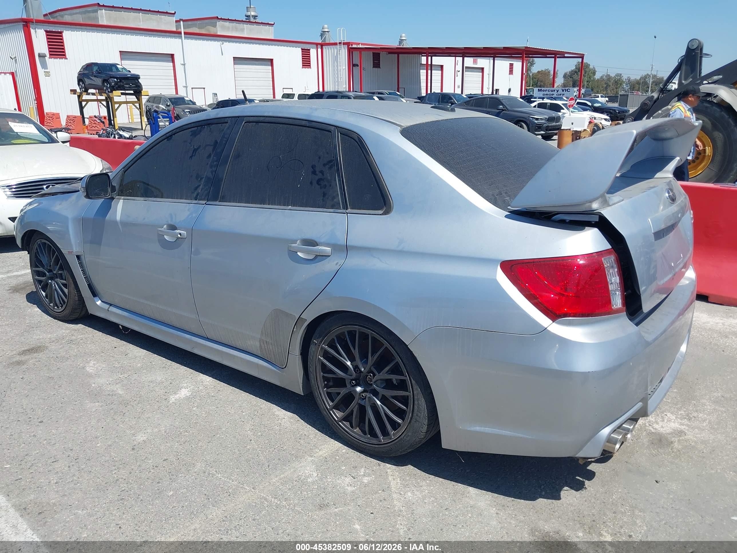 2014 Subaru Impreza Wrx Sti Silver vin: JF1GV8J65EL007913