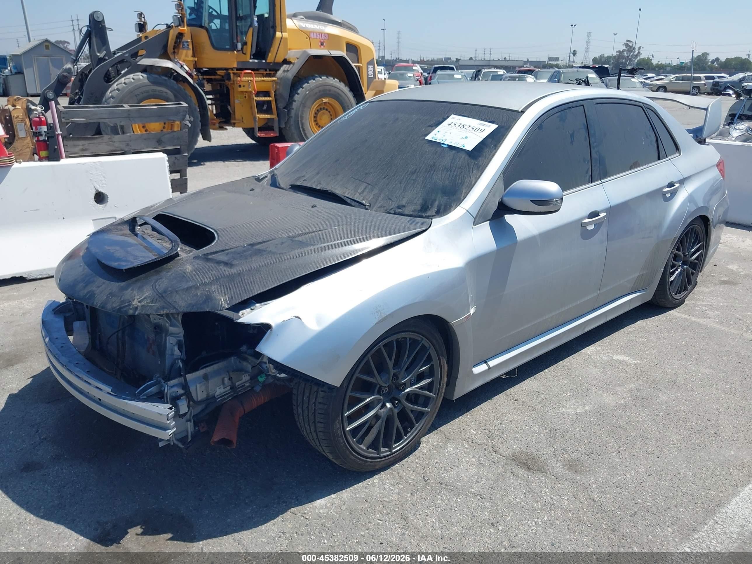 2014 Subaru Impreza Wrx Sti Silver vin: JF1GV8J65EL007913