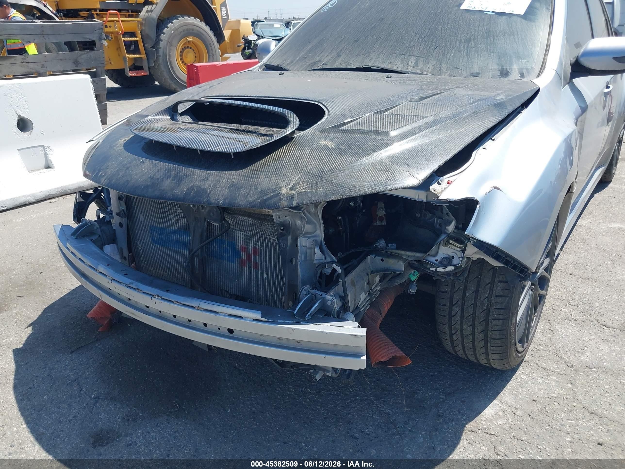 2014 Subaru Impreza Wrx Sti Silver vin: JF1GV8J65EL007913