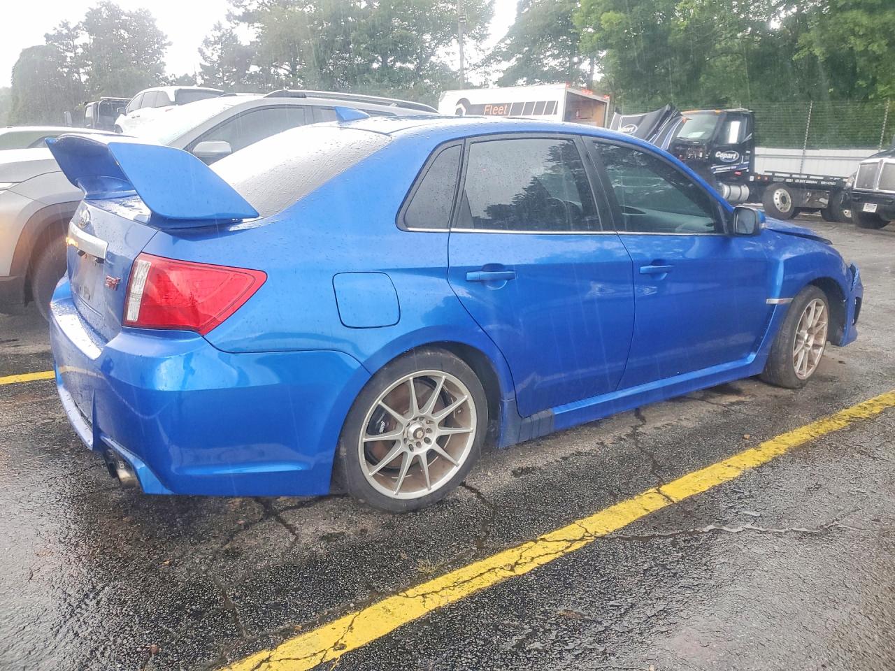 2011 Subaru Impreza Wrx Sti Blue vin: JF1GV8J66BL510734