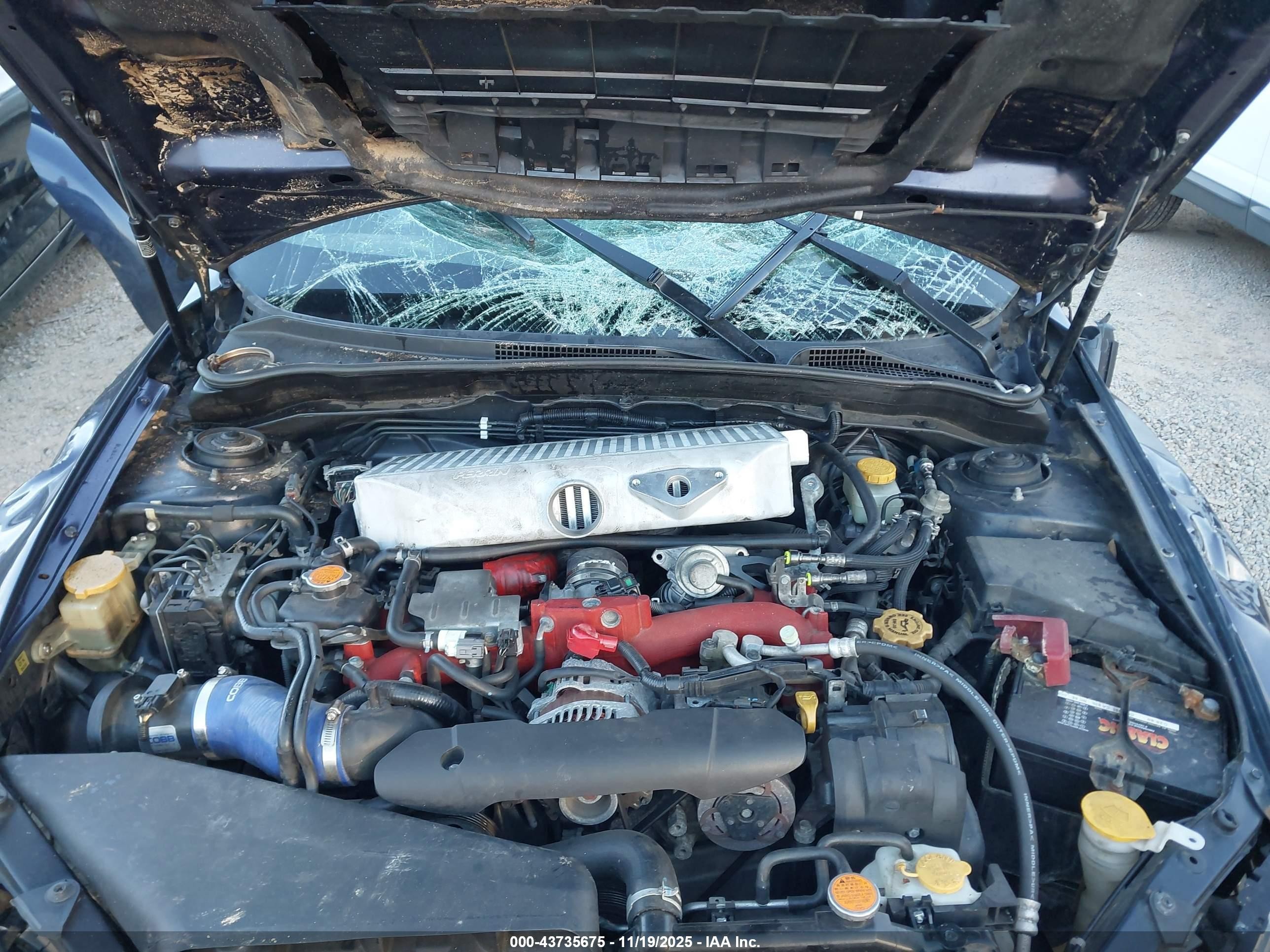 2012 Subaru Impreza Wrx Sti   Dark Blue vin: JF1GV8J66CL018626