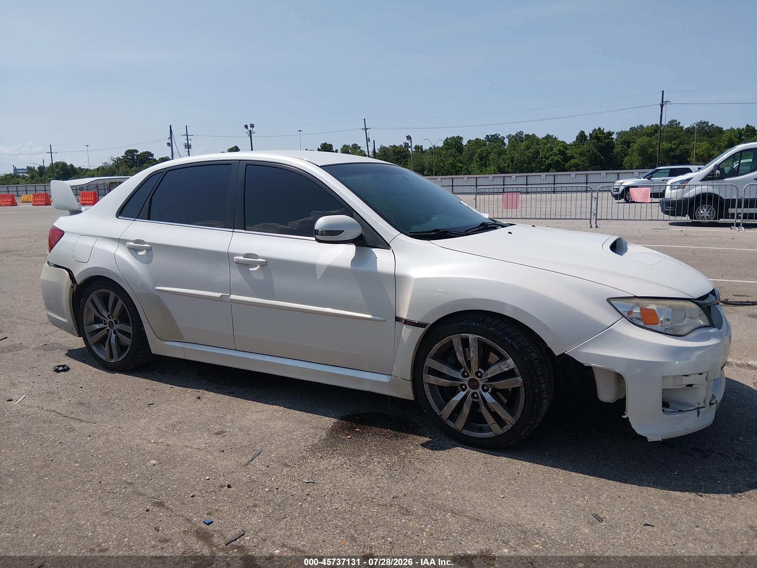 2014 Subaru Impreza Wrx Sti White vin: JF1GV8J66EL003952