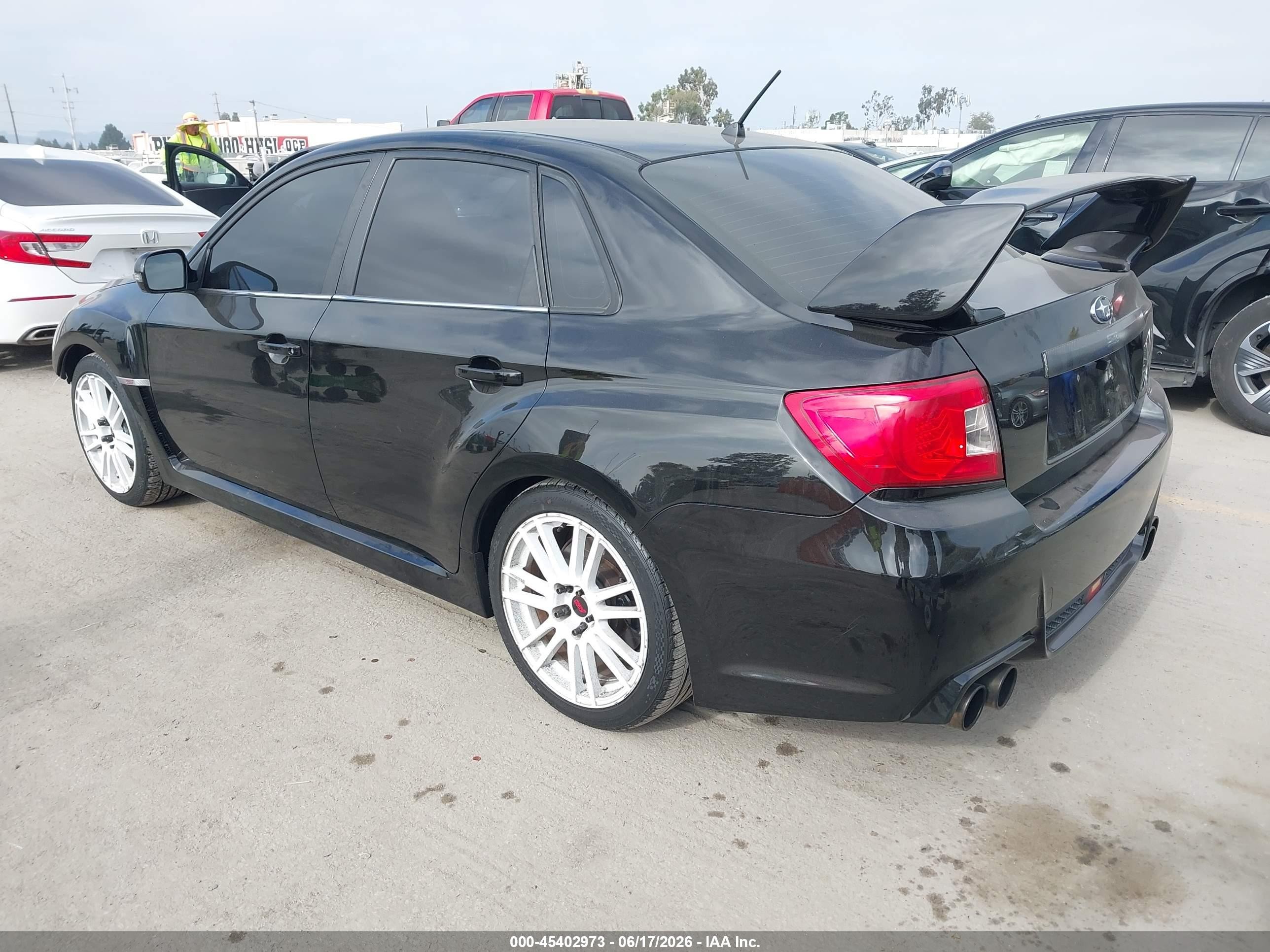 2011 Subaru Impreza Wrx Sti   Black vin: JF1GV8J67BL520978
