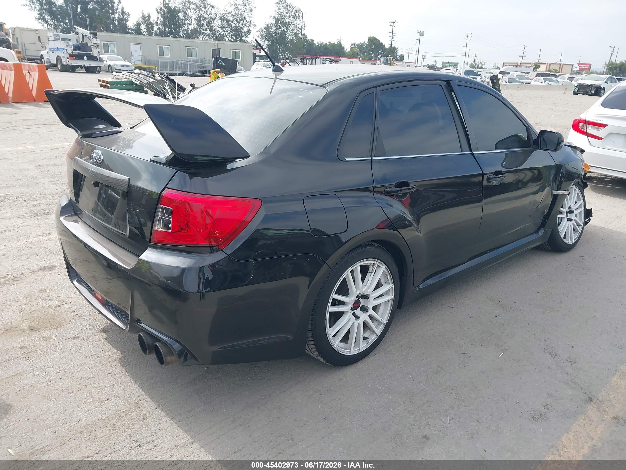 2011 Subaru Impreza Wrx Sti   Black vin: JF1GV8J67BL520978