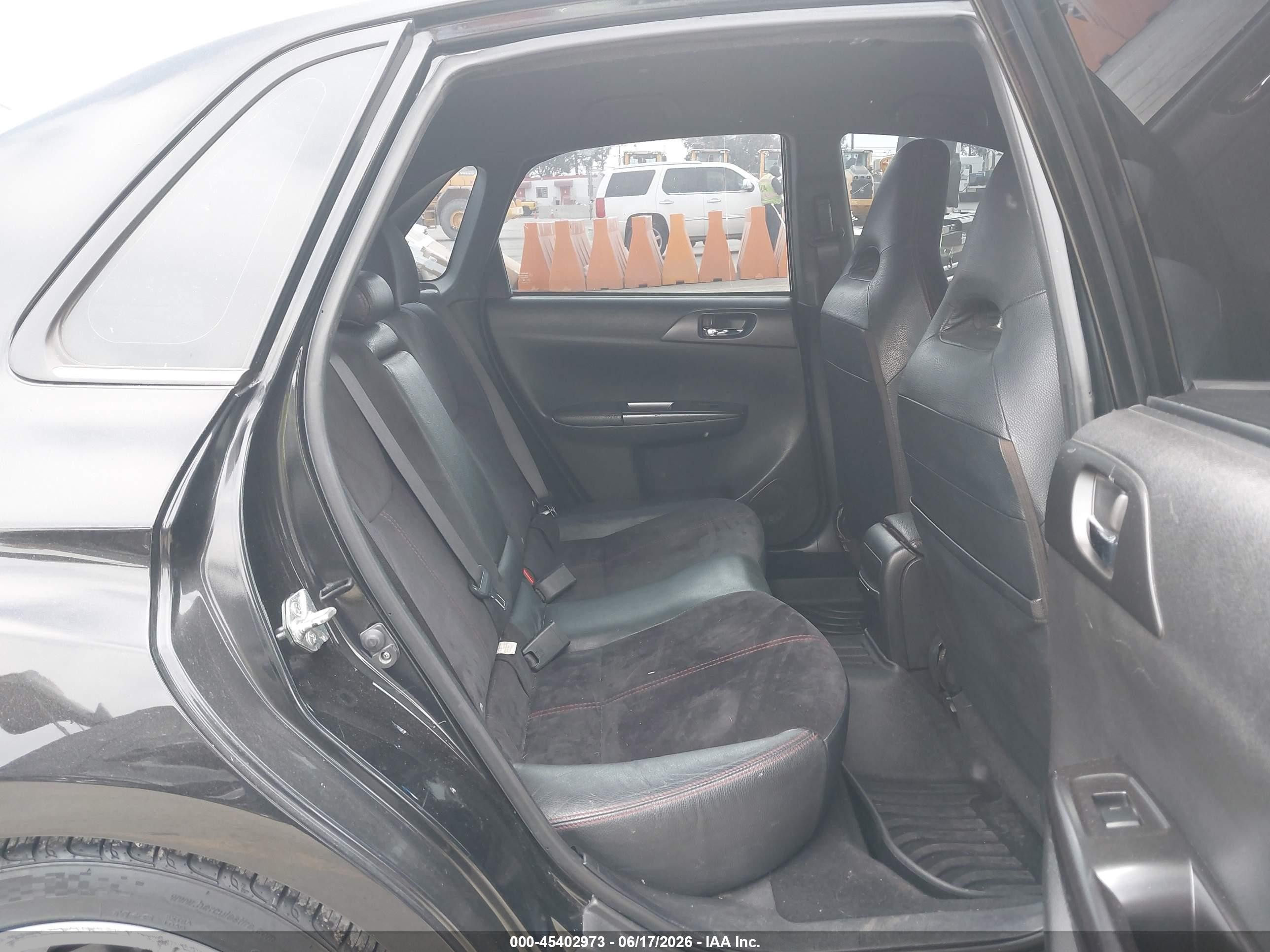 2011 Subaru Impreza Wrx Sti   Black vin: JF1GV8J67BL520978