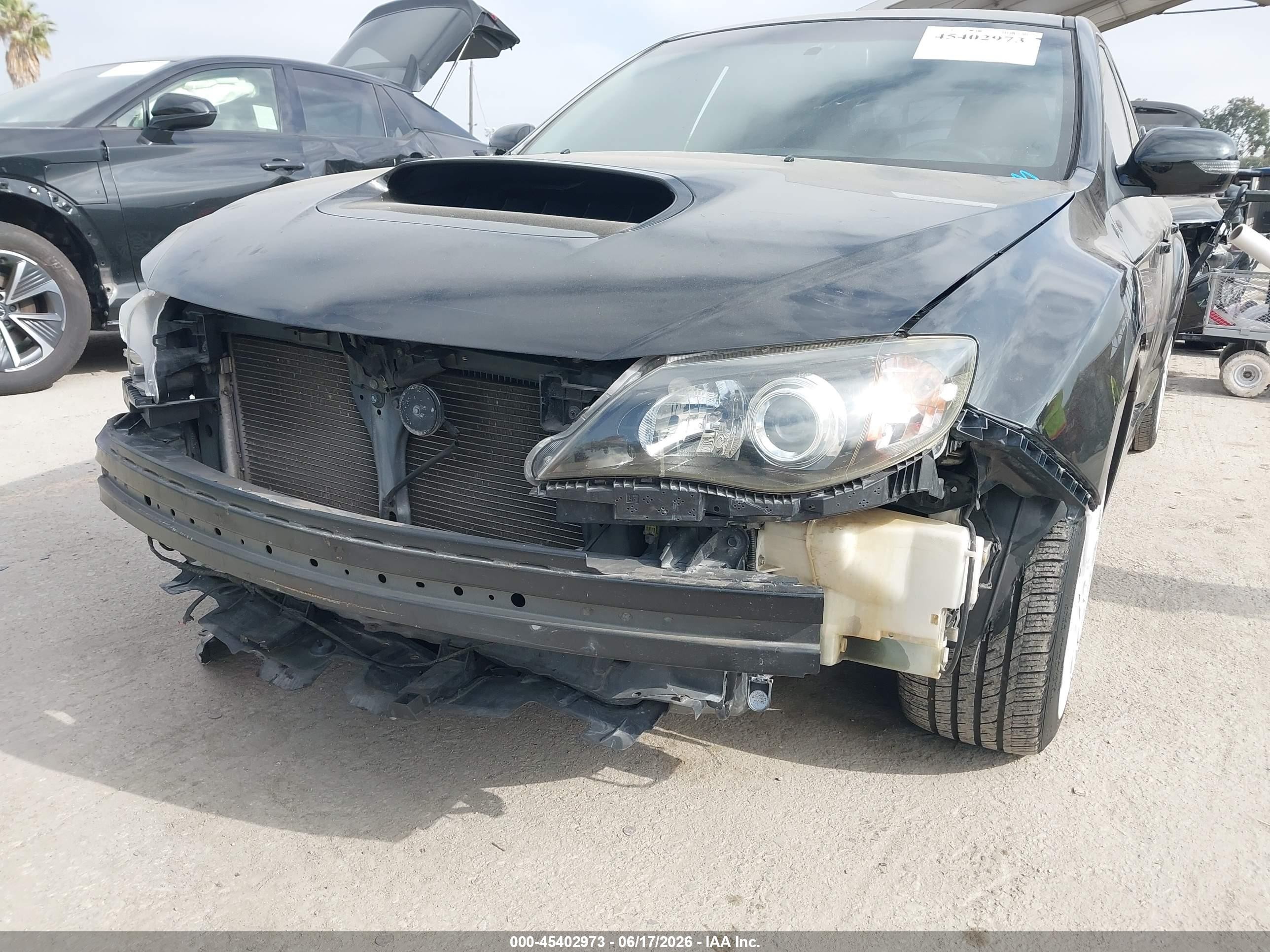 2011 Subaru Impreza Wrx Sti   Black vin: JF1GV8J67BL520978
