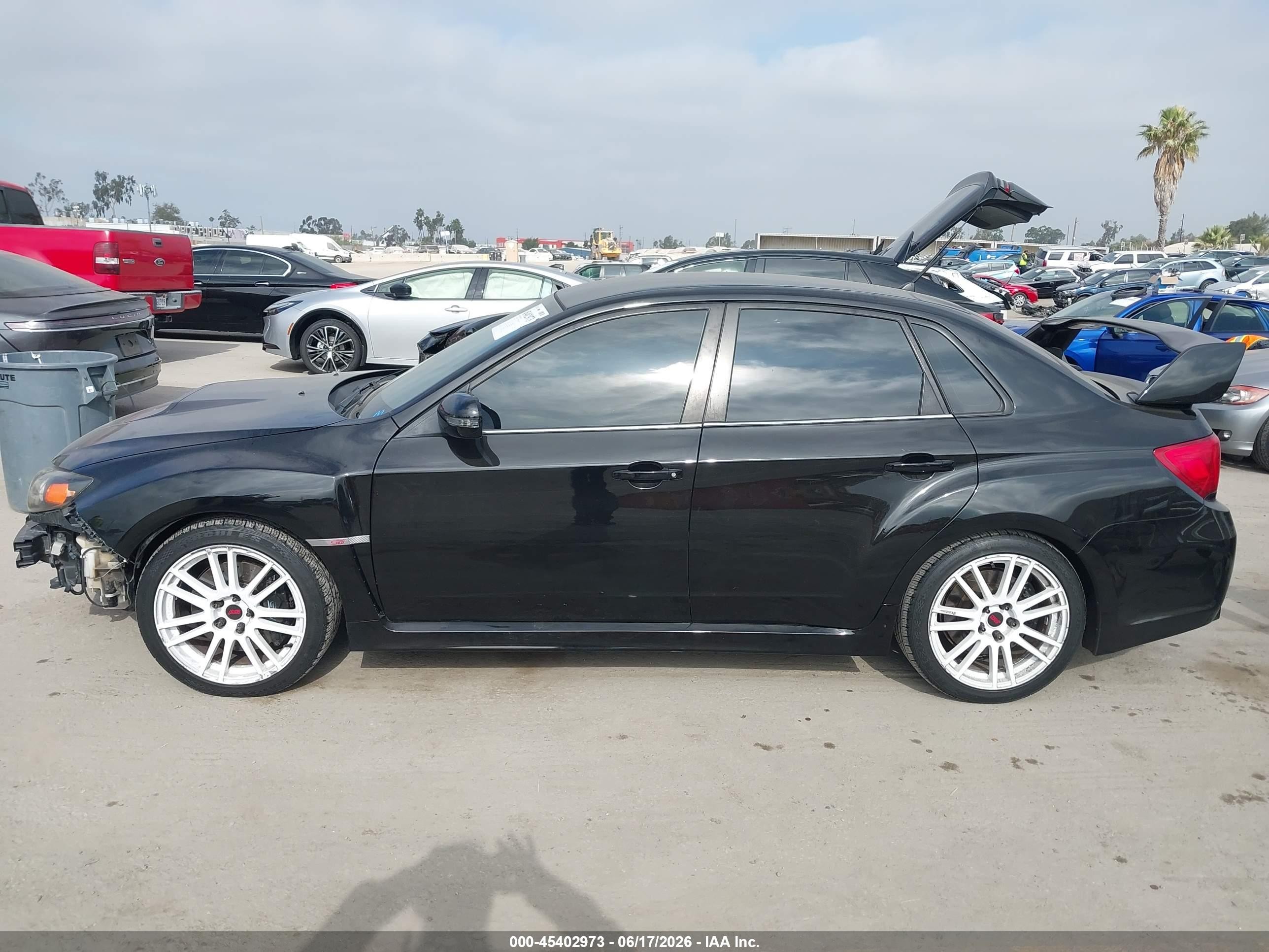 2011 Subaru Impreza Wrx Sti   Black vin: JF1GV8J67BL520978