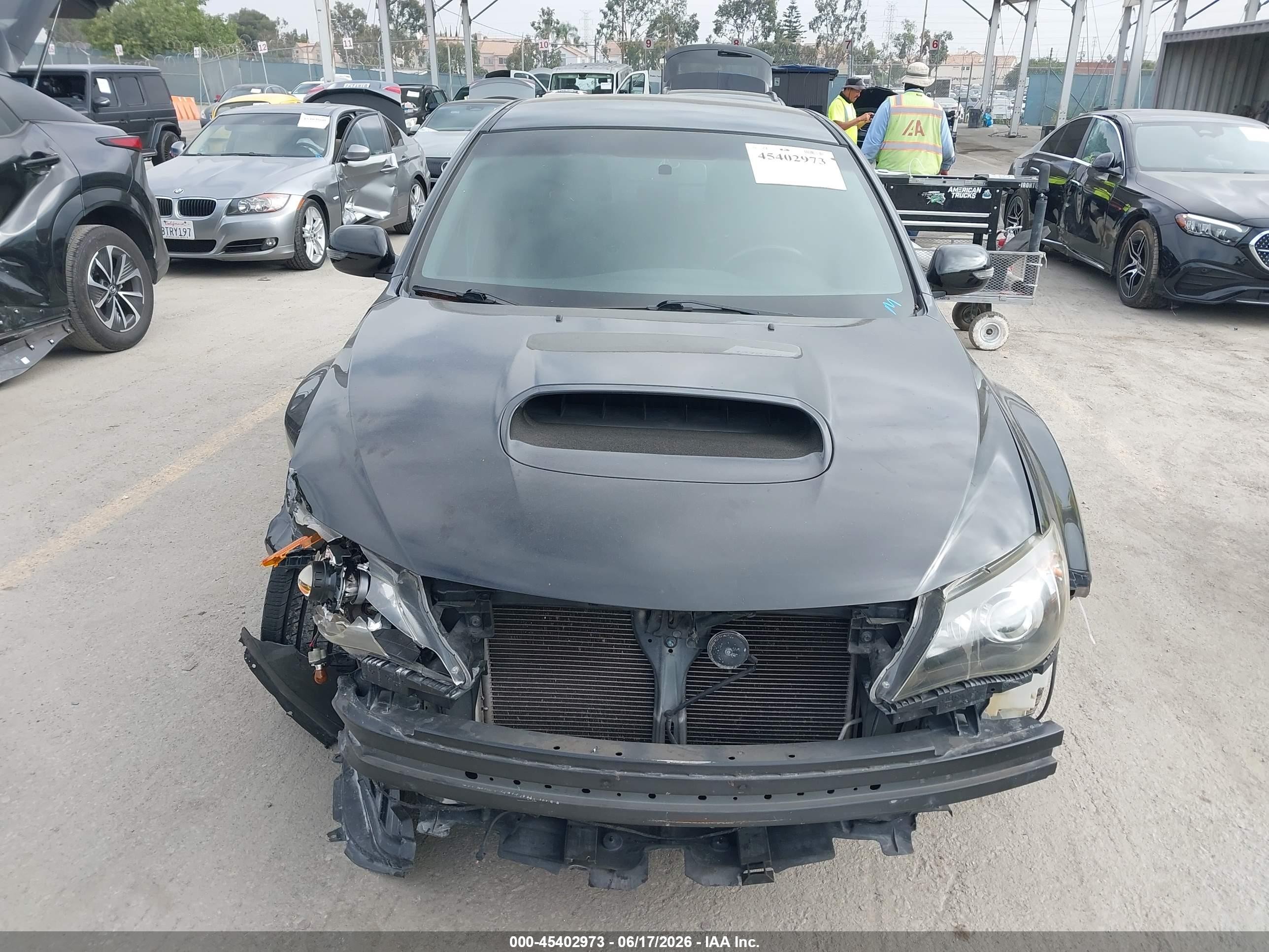 2011 Subaru Impreza Wrx Sti   Black vin: JF1GV8J67BL520978