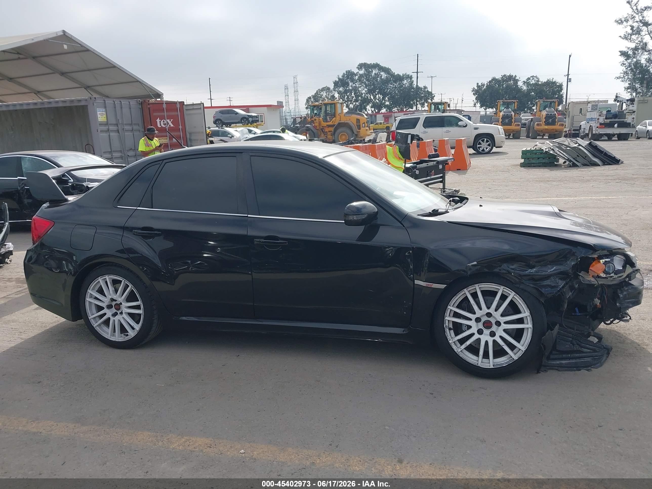 2011 Subaru Impreza Wrx Sti   Black vin: JF1GV8J67BL520978