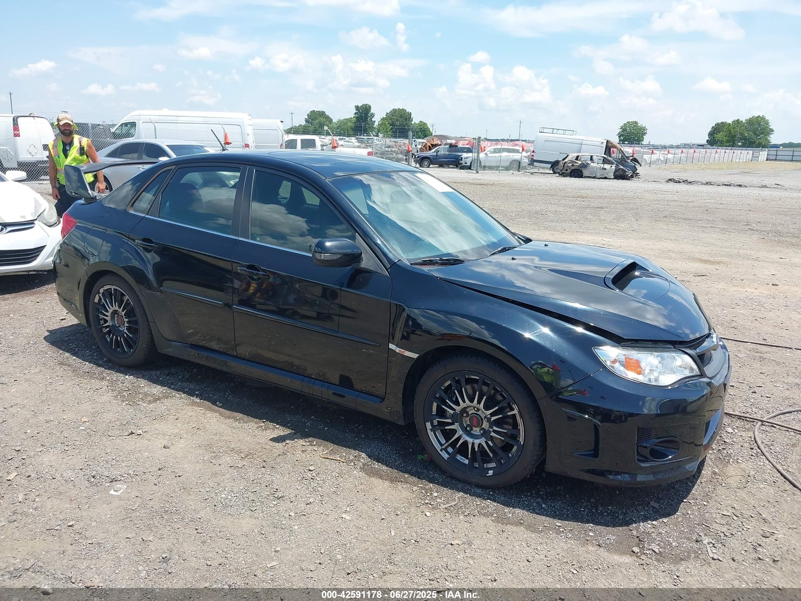2012 Subaru Impreza Wrx Sti Limited Black vin: JF1GV8J67CL003908