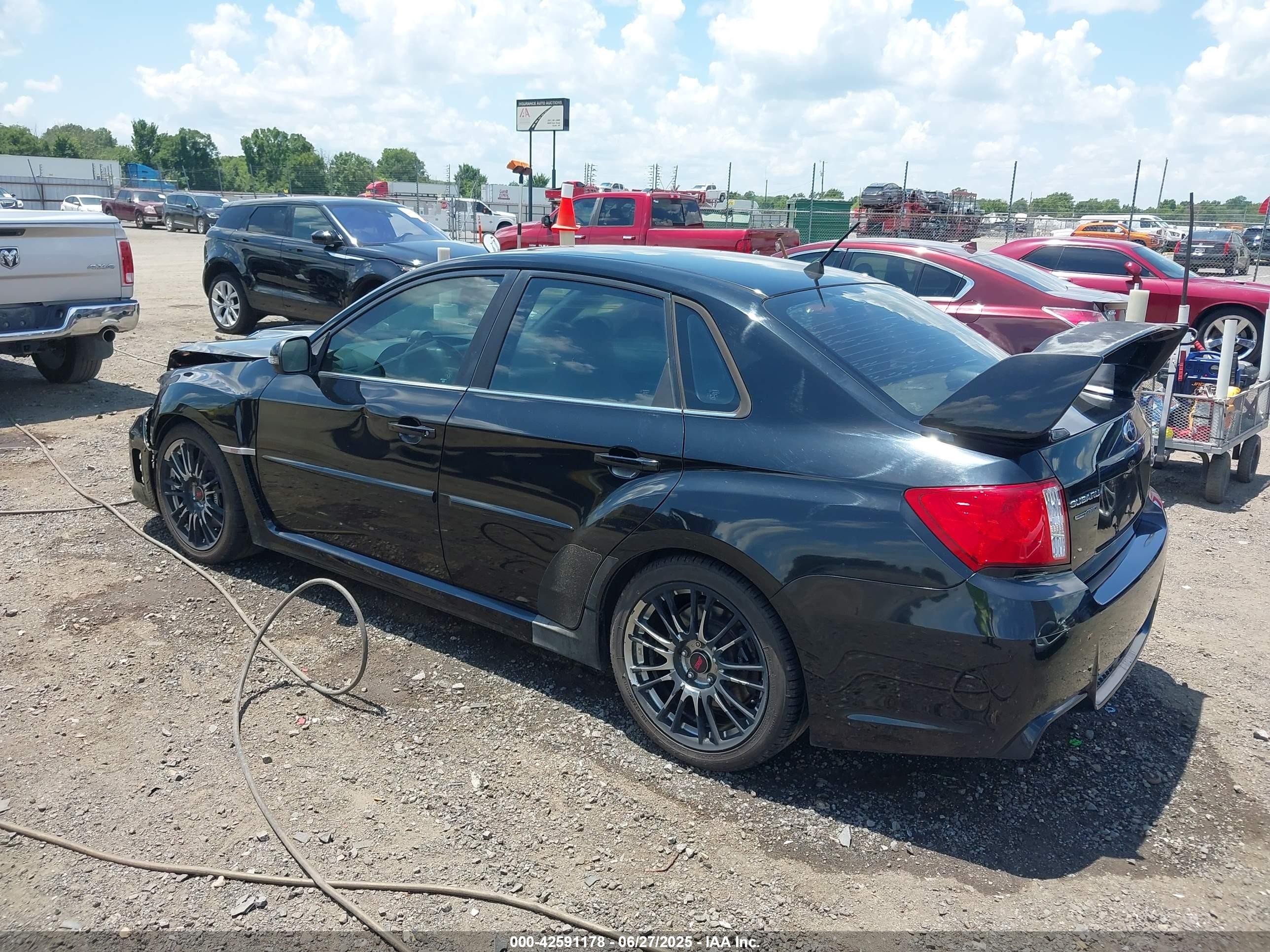2012 Subaru Impreza Wrx Sti Limited Black vin: JF1GV8J67CL003908