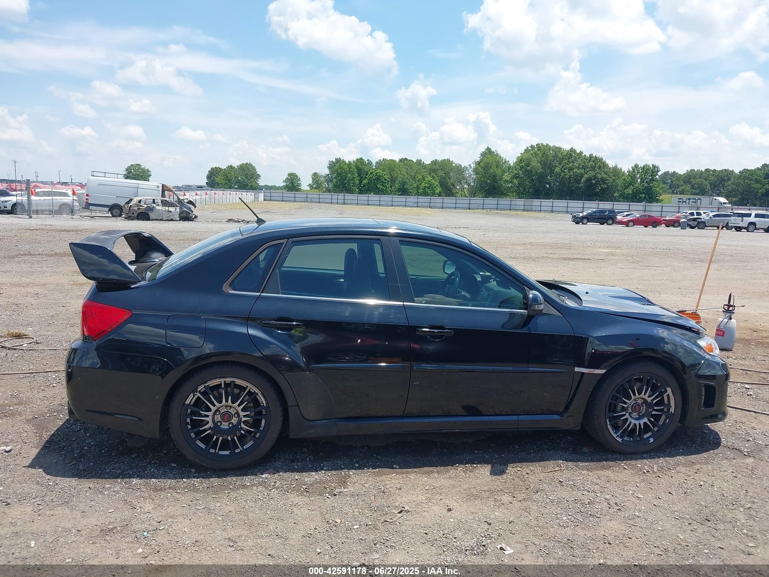 2012 Subaru Impreza Wrx Sti Limited Black vin: JF1GV8J67CL003908