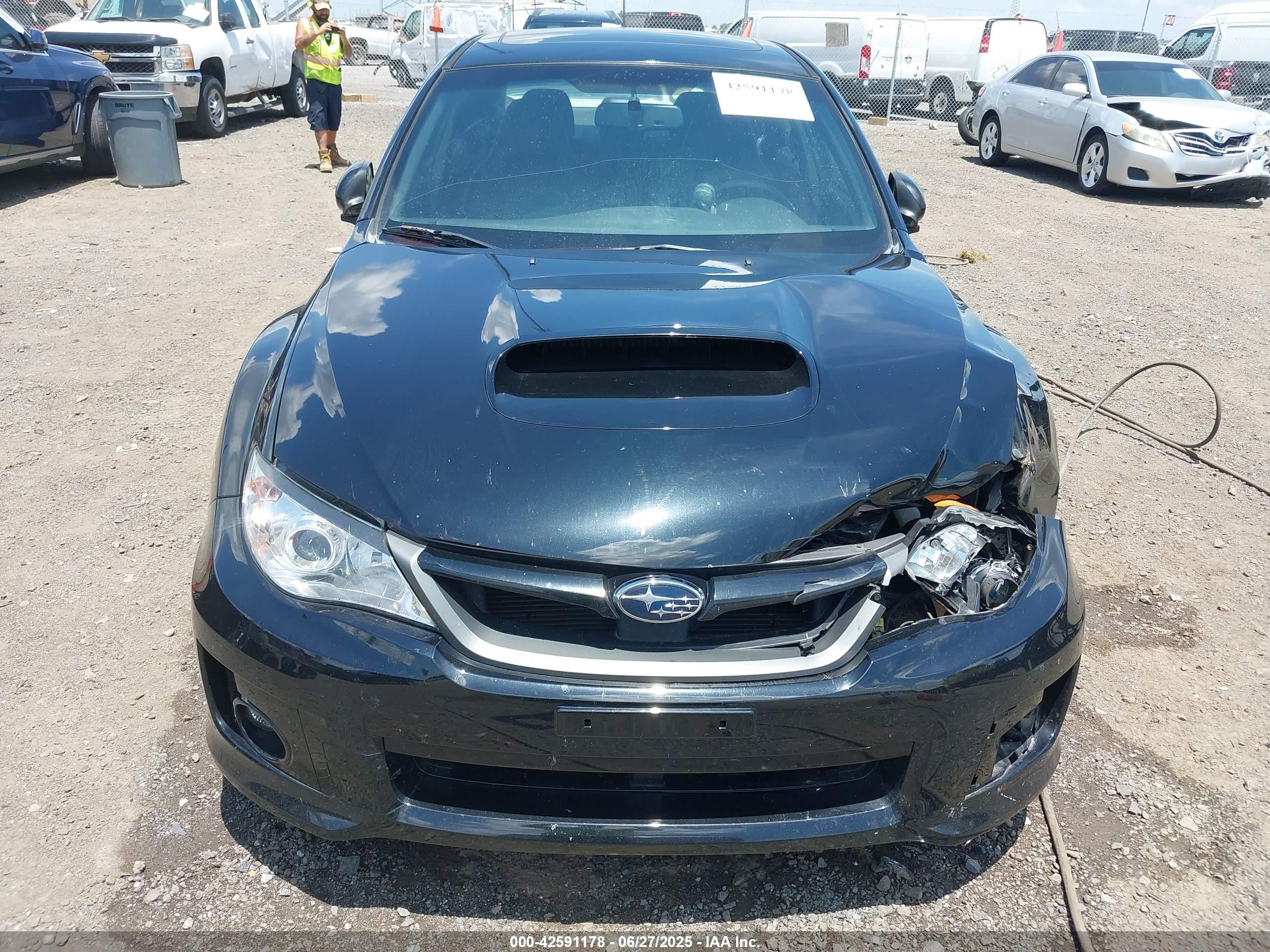 2012 Subaru Impreza Wrx Sti Limited Black vin: JF1GV8J67CL003908