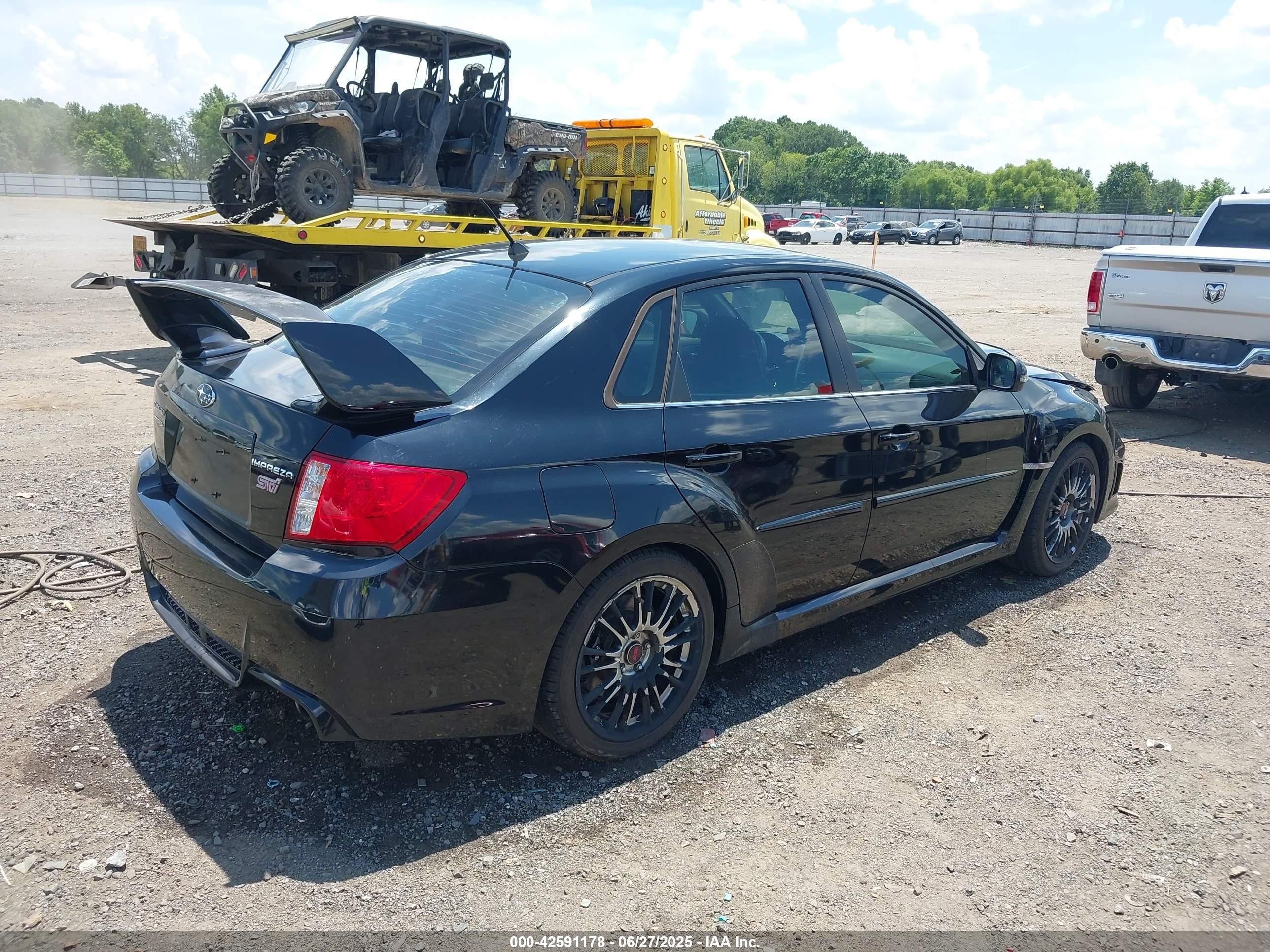 2012 Subaru Impreza Wrx Sti Limited Black vin: JF1GV8J67CL003908