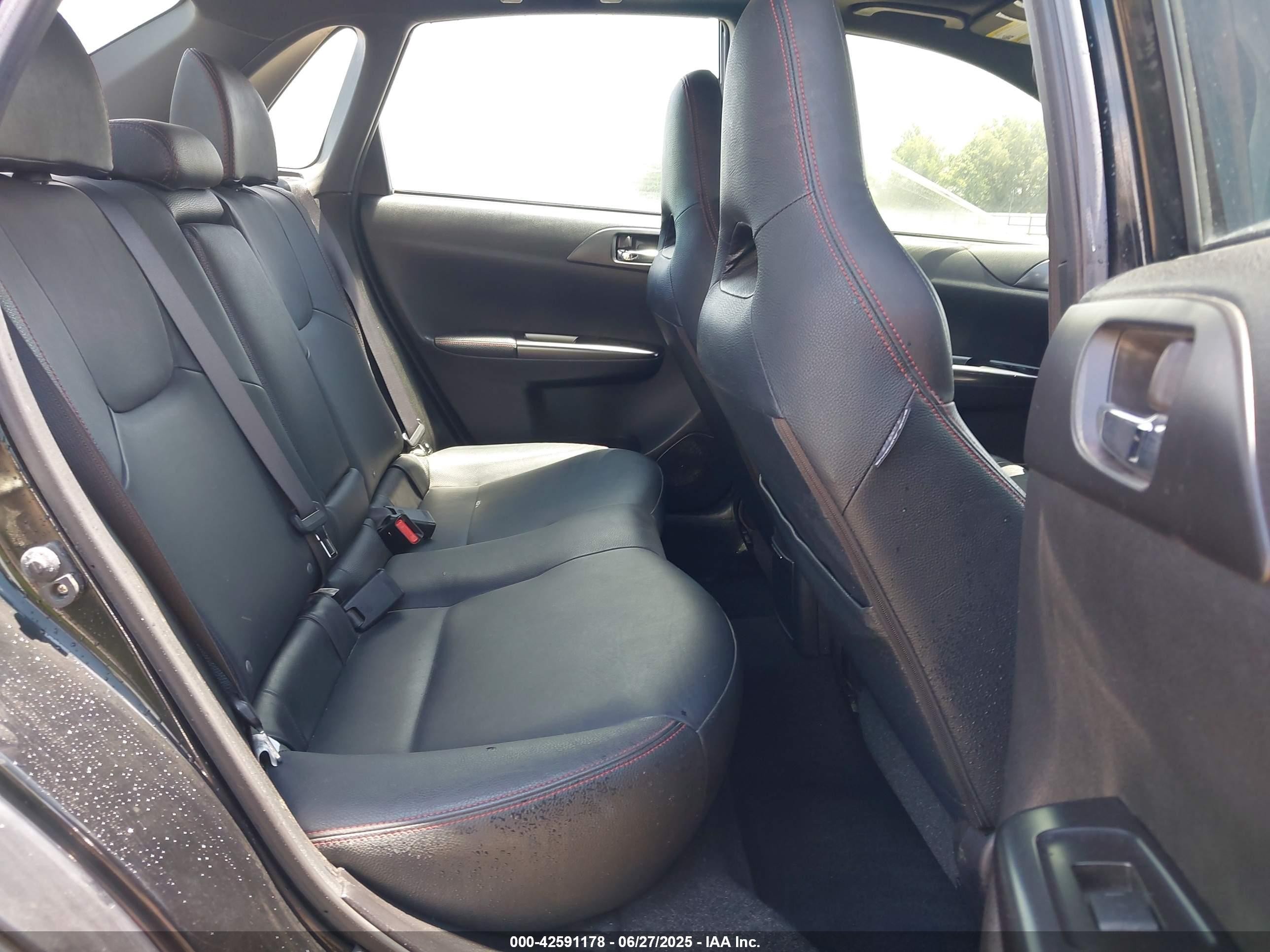 2012 Subaru Impreza Wrx Sti Limited Black vin: JF1GV8J67CL003908