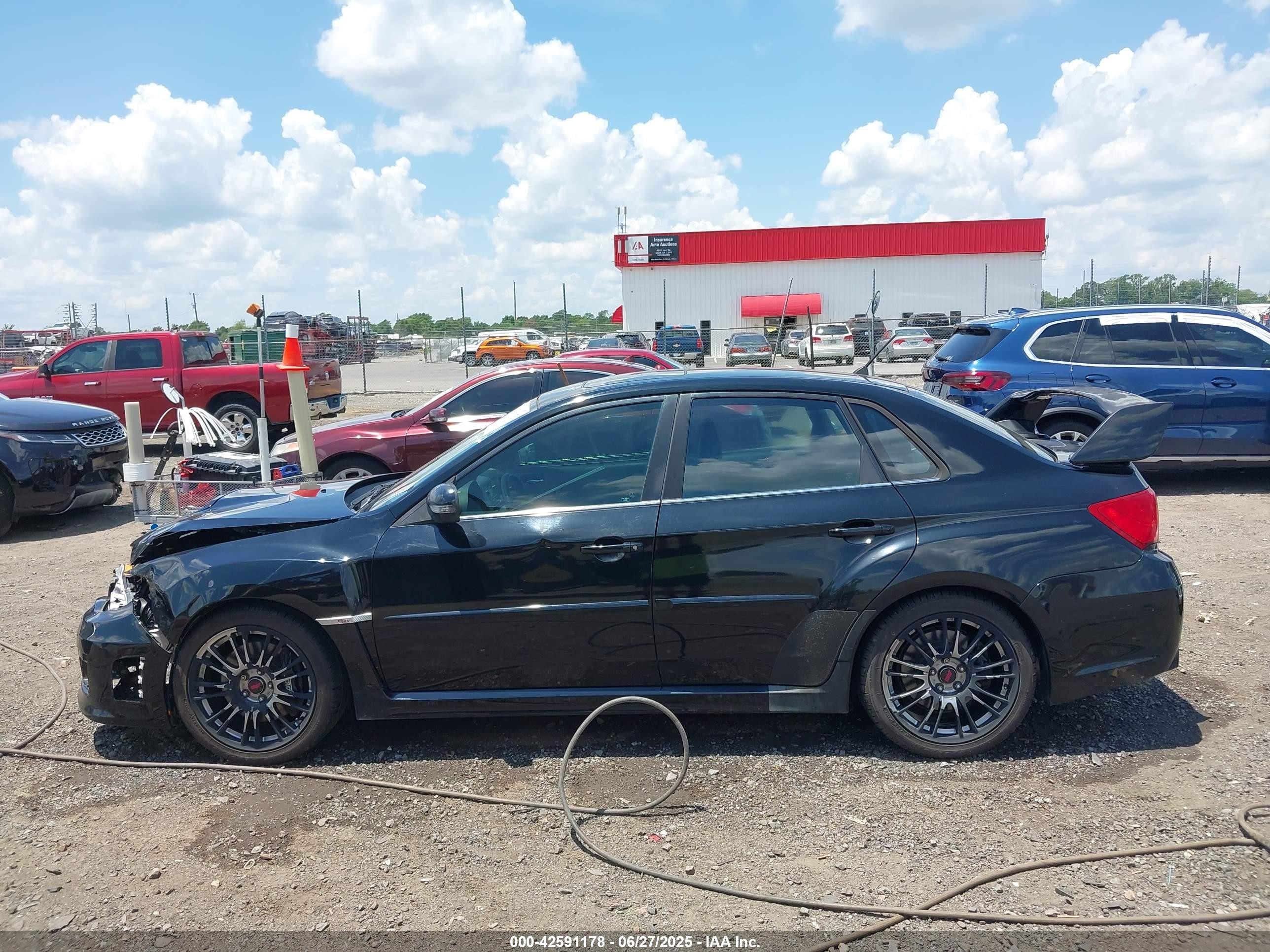 2012 Subaru Impreza Wrx Sti Limited Black vin: JF1GV8J67CL003908