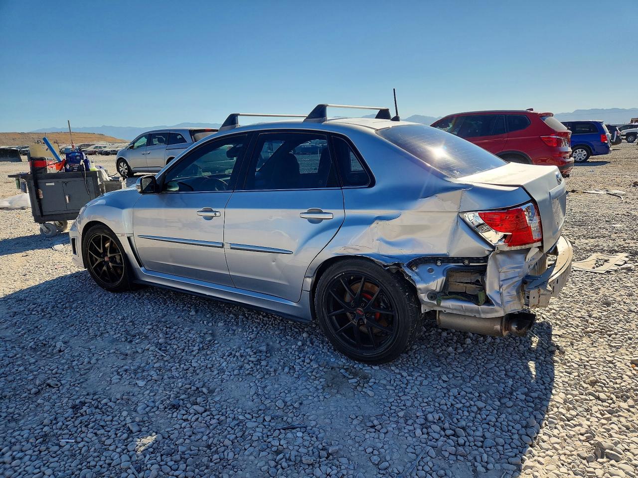 2013 Subaru Impreza Wrx Sti Silver vin: JF1GV8J67DL023285