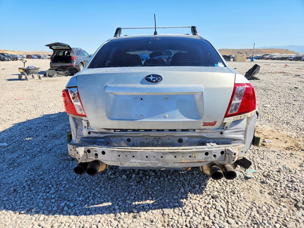 2013 Subaru Impreza Wrx Sti Silver vin: JF1GV8J67DL023285