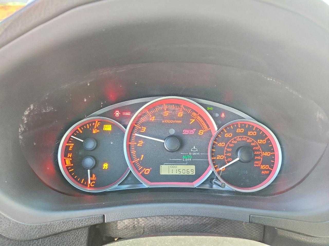 2013 Subaru Impreza Wrx Sti Silver vin: JF1GV8J67DL023285