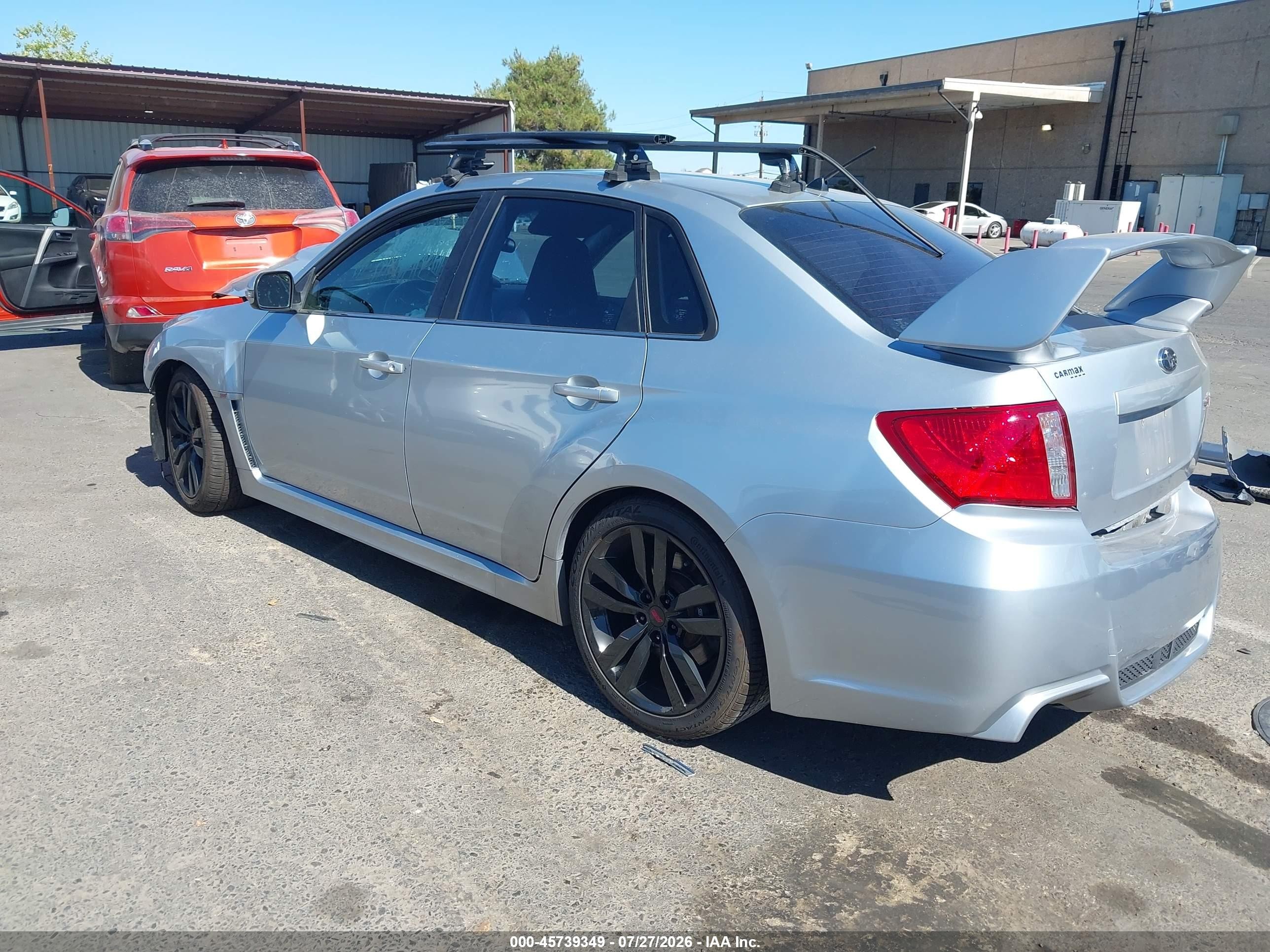 2014 Subaru Impreza Wrx Sti Gray vin: JF1GV8J67EL005614