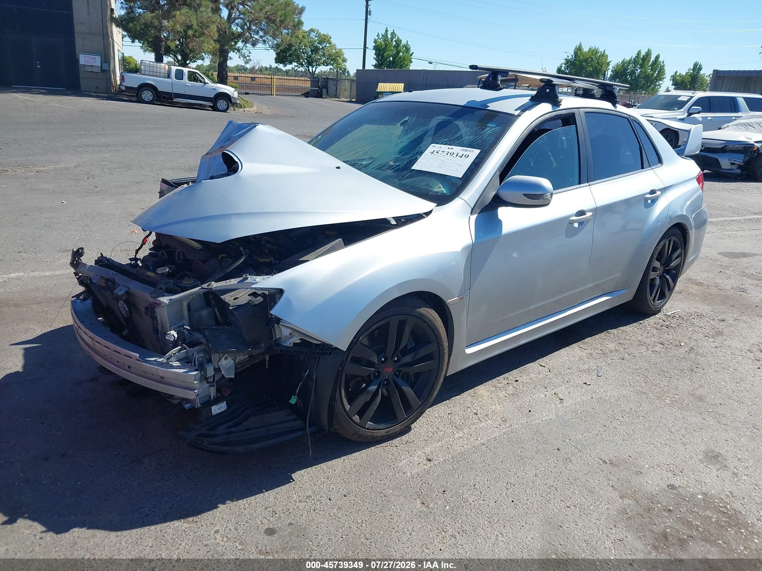 2014 Subaru Impreza Wrx Sti Gray vin: JF1GV8J67EL005614