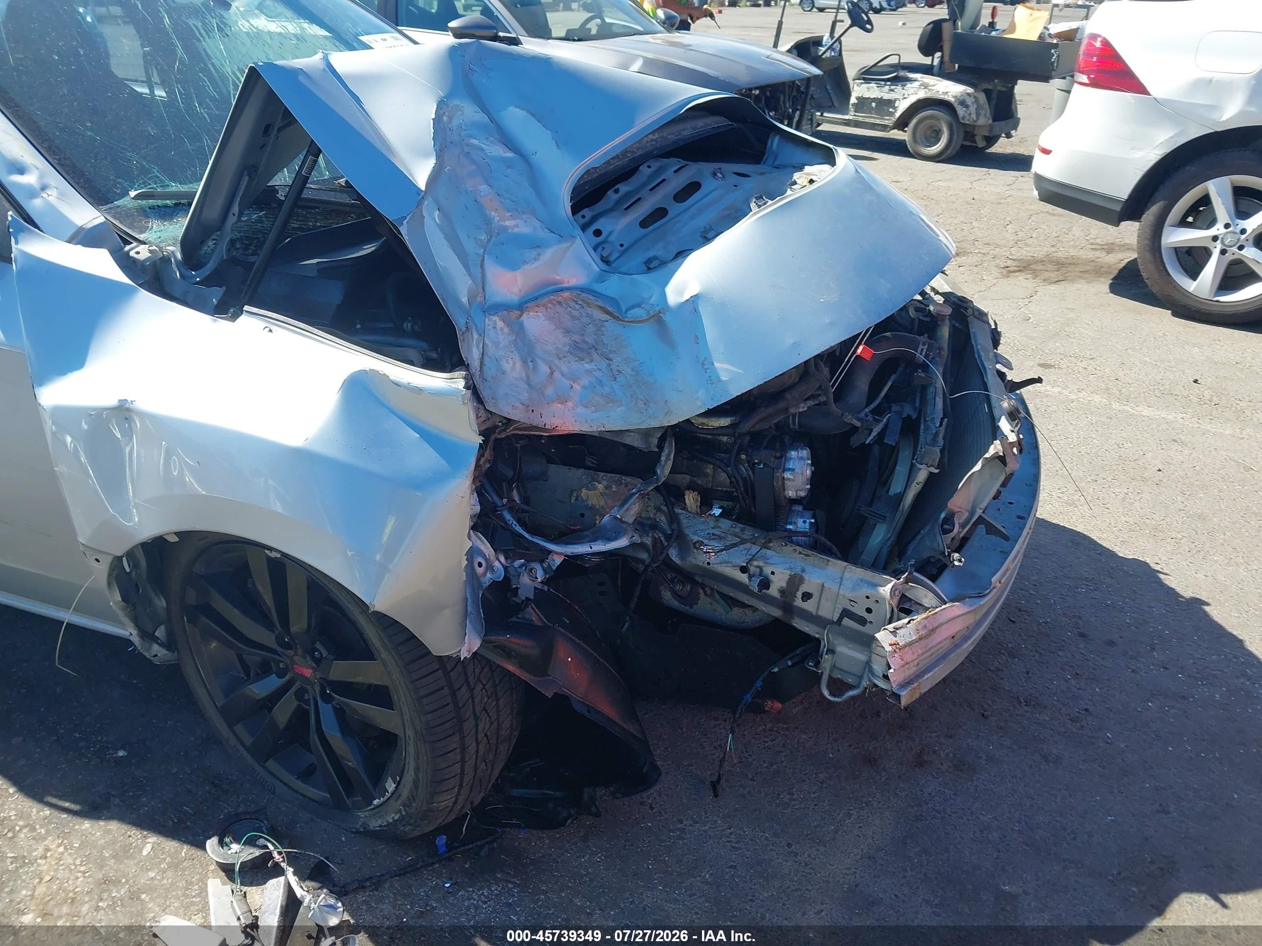 2014 Subaru Impreza Wrx Sti Gray vin: JF1GV8J67EL005614