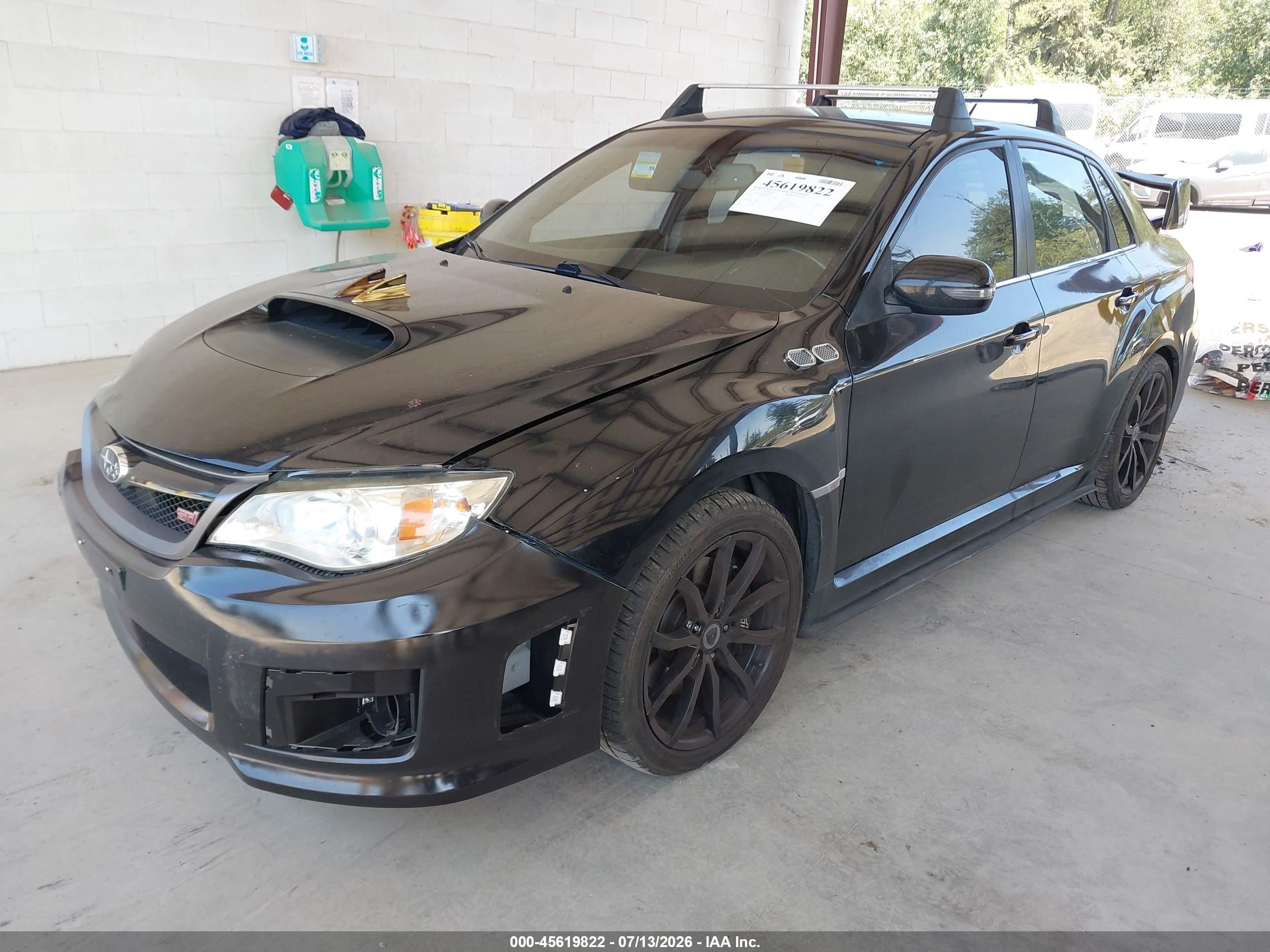 2014 Subaru Impreza Wrx Sti Черный vin: JF1GV8J67EL006391