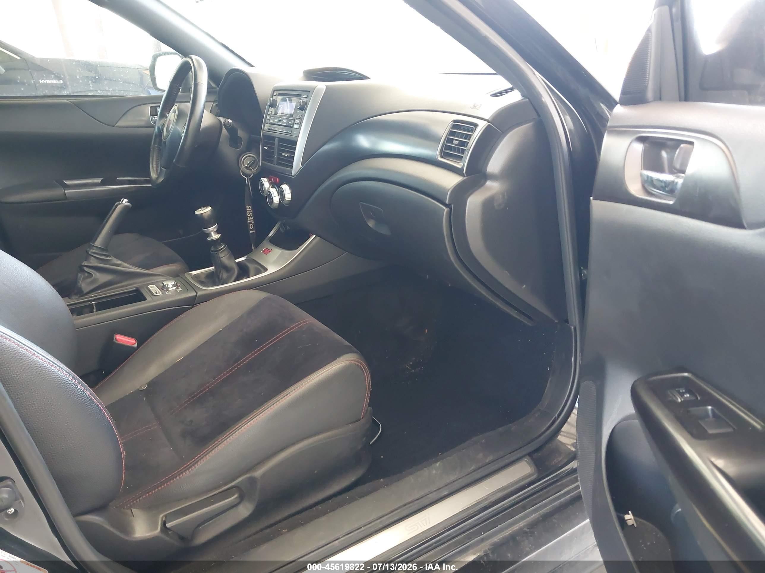 2014 Subaru Impreza Wrx Sti Черный vin: JF1GV8J67EL006391