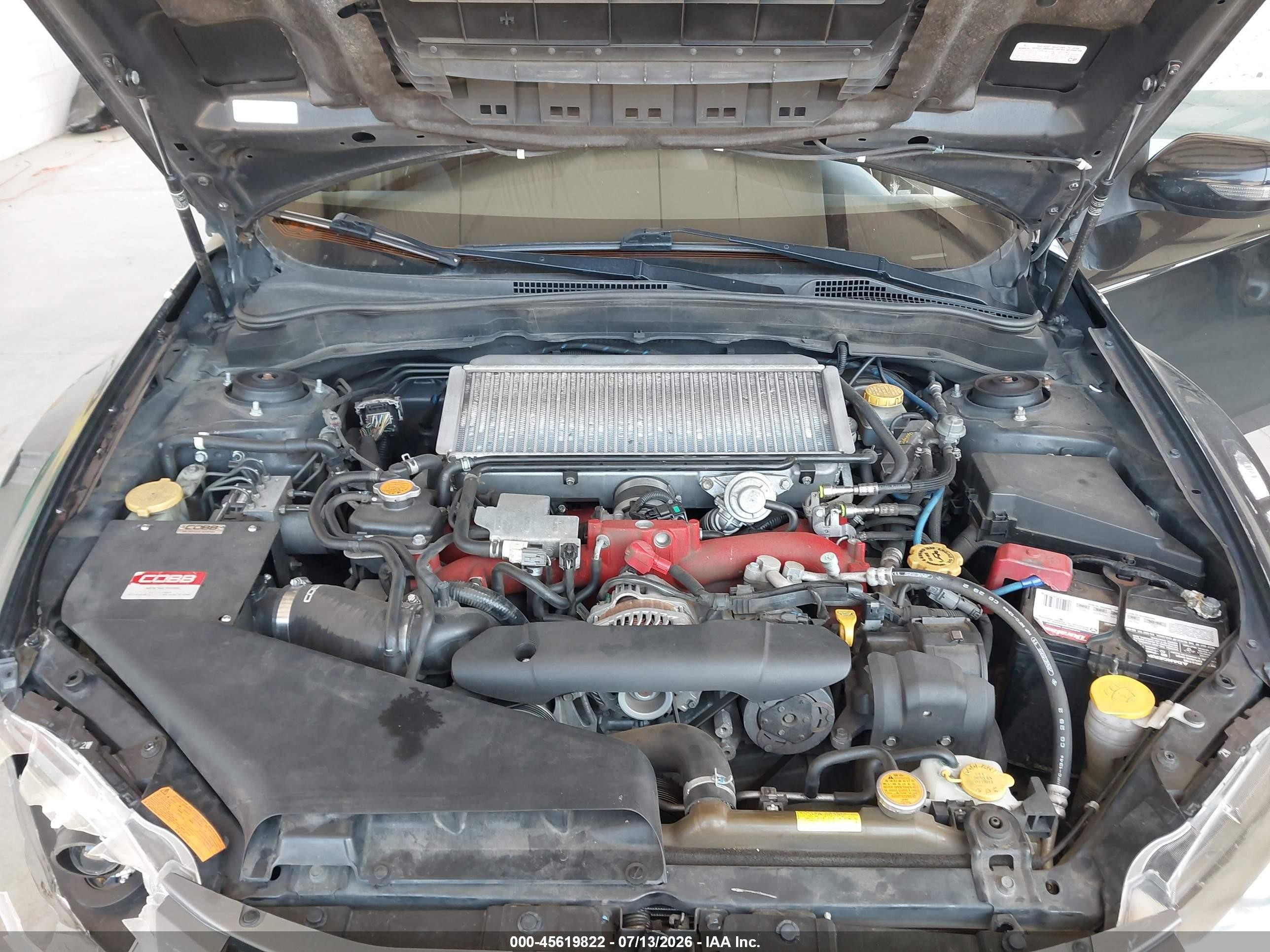 2014 Subaru Impreza Wrx Sti Черный vin: JF1GV8J67EL006391