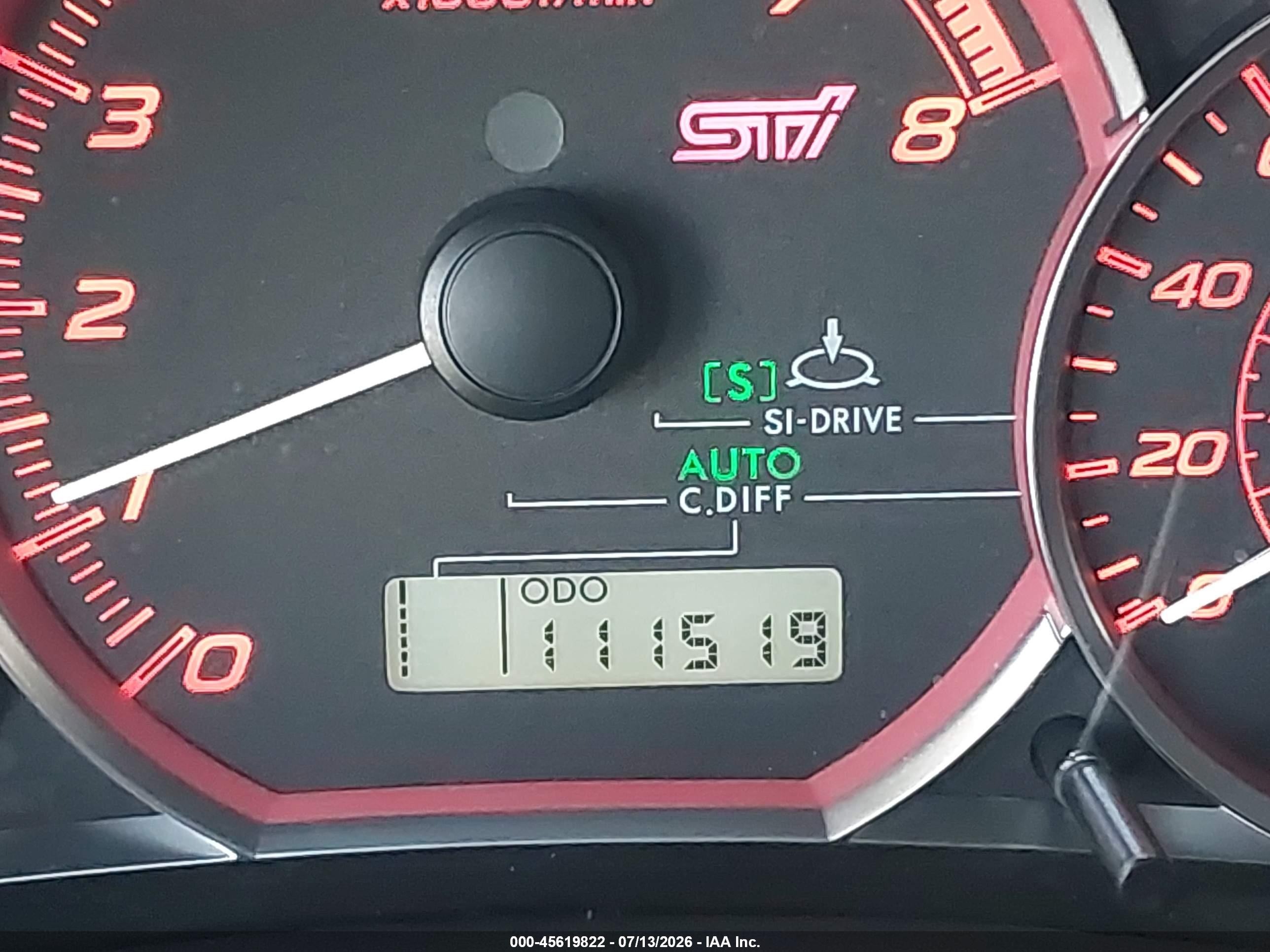 2014 Subaru Impreza Wrx Sti Черный vin: JF1GV8J67EL006391