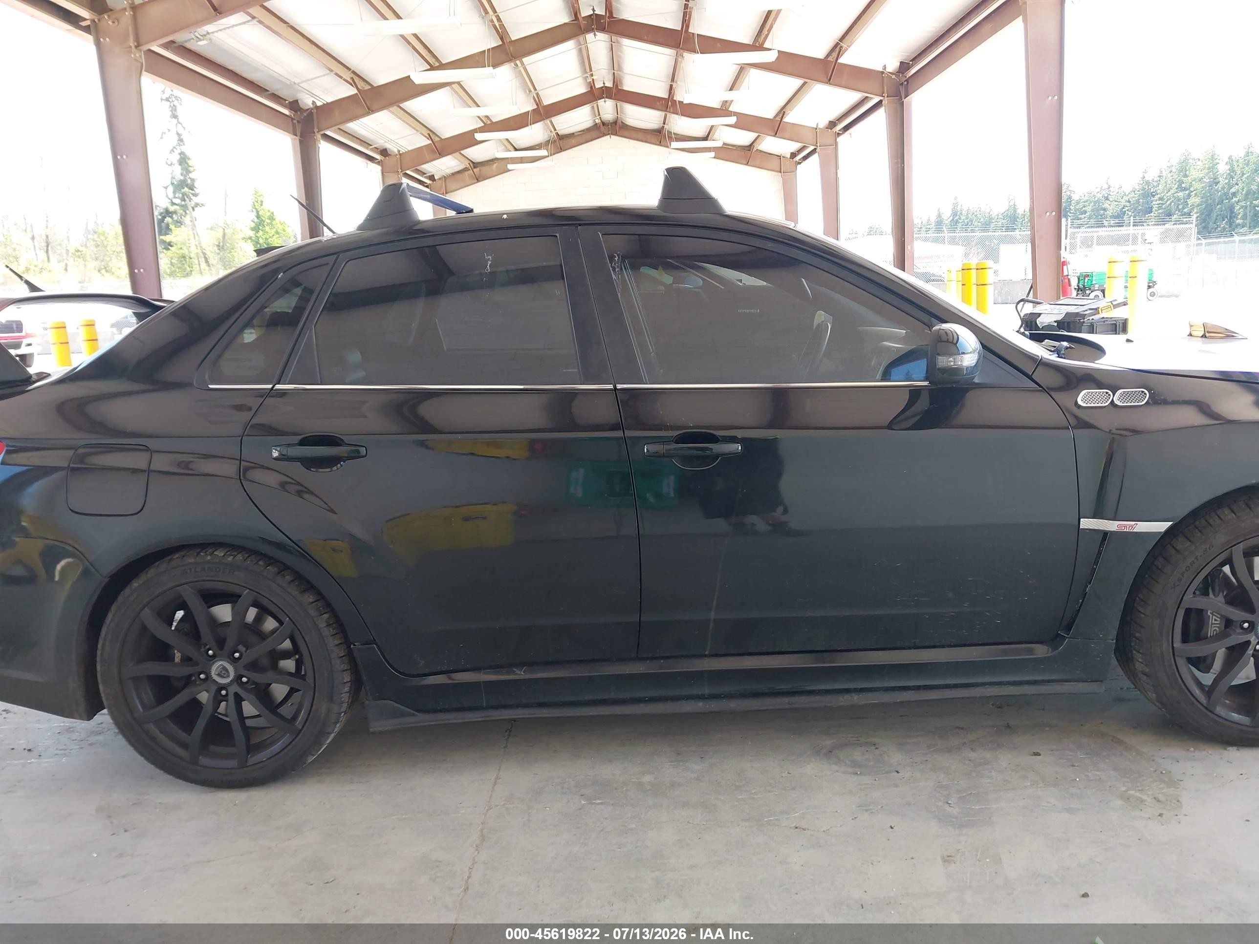 2014 Subaru Impreza Wrx Sti Черный vin: JF1GV8J67EL006391
