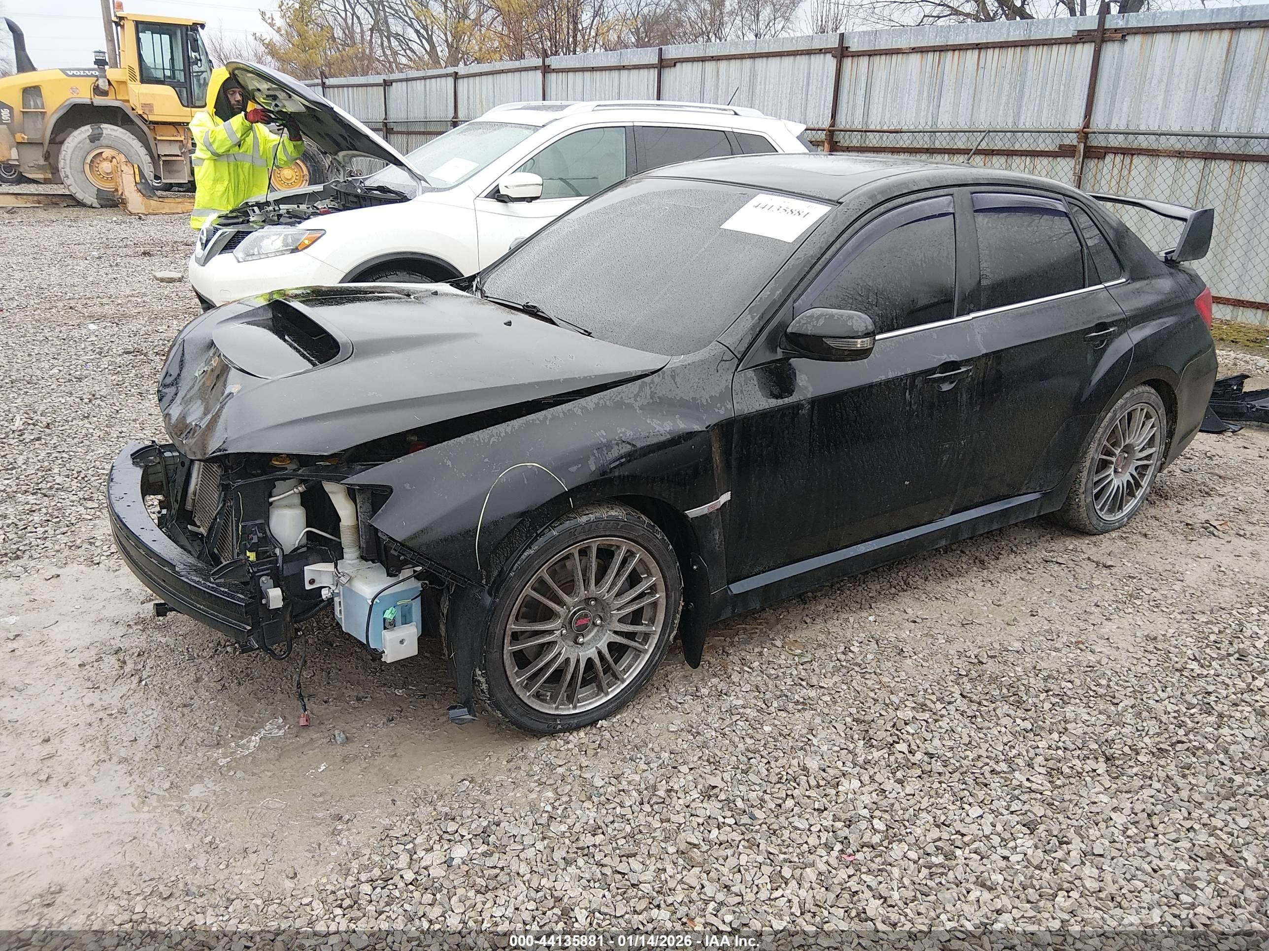 2014 Subaru Impreza Wrx Sti Limited Черный vin: JF1GV8J67EL014507