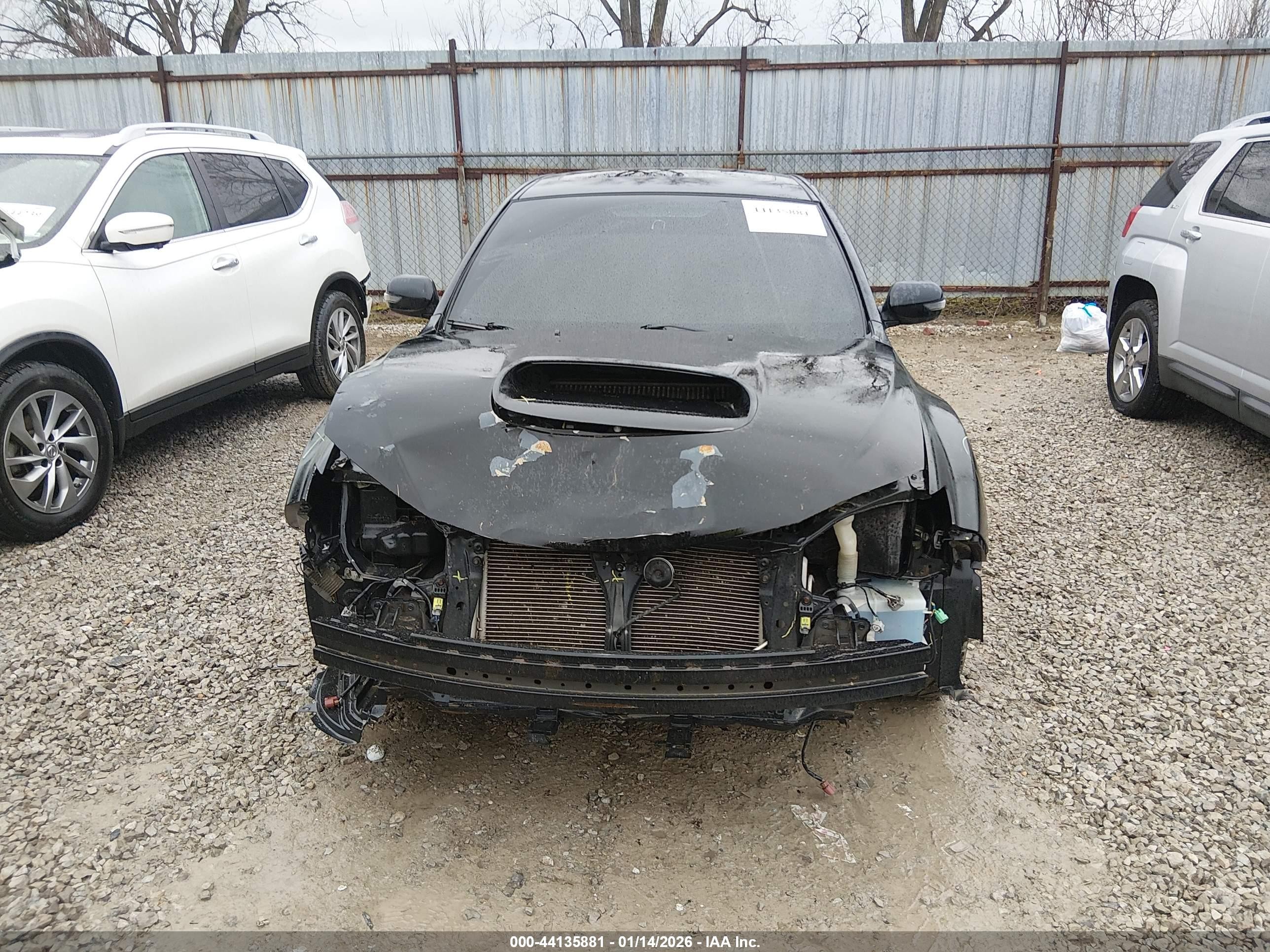 2014 Subaru Impreza Wrx Sti Limited Черный vin: JF1GV8J67EL014507