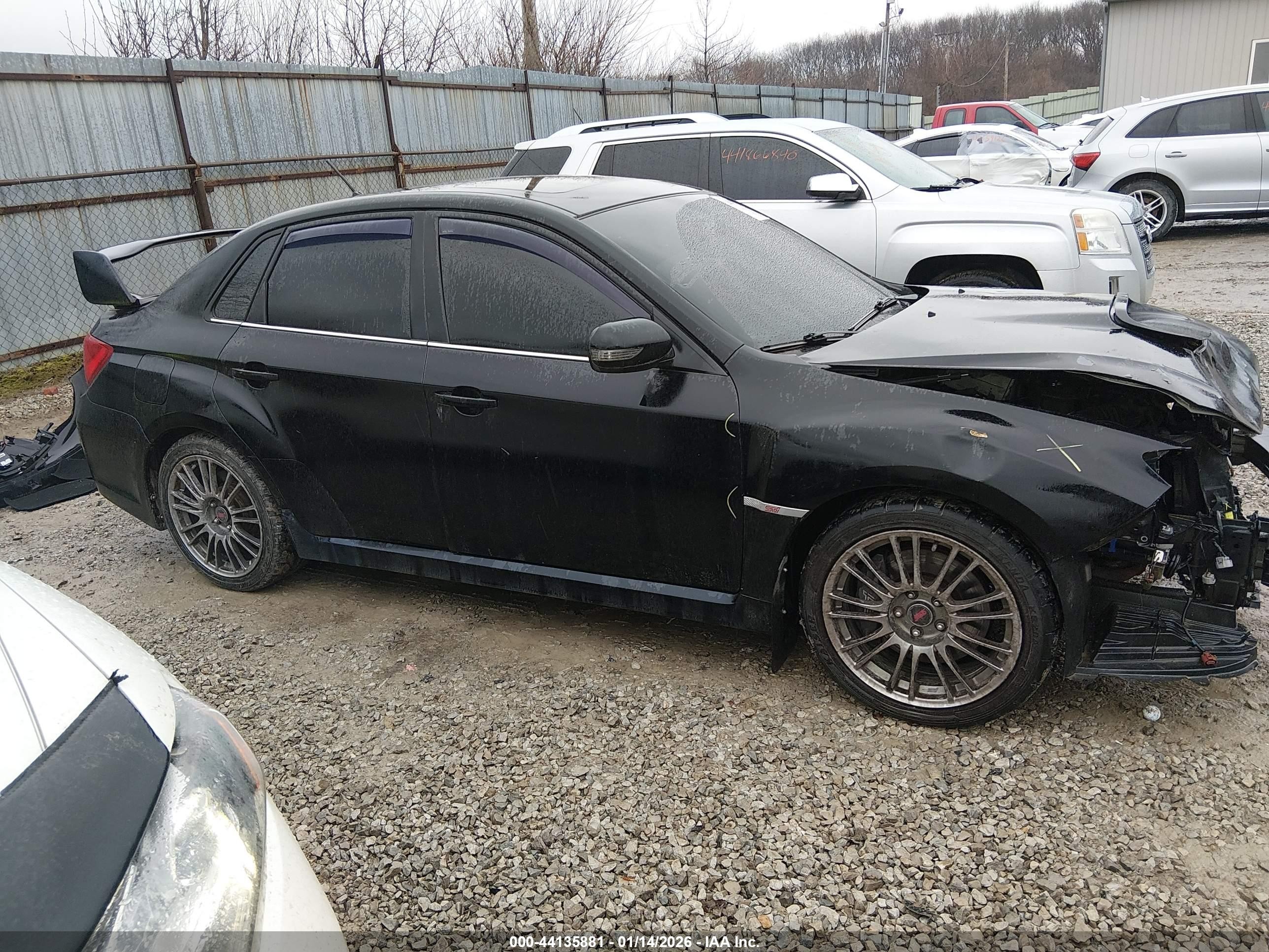 2014 Subaru Impreza Wrx Sti Limited Черный vin: JF1GV8J67EL014507