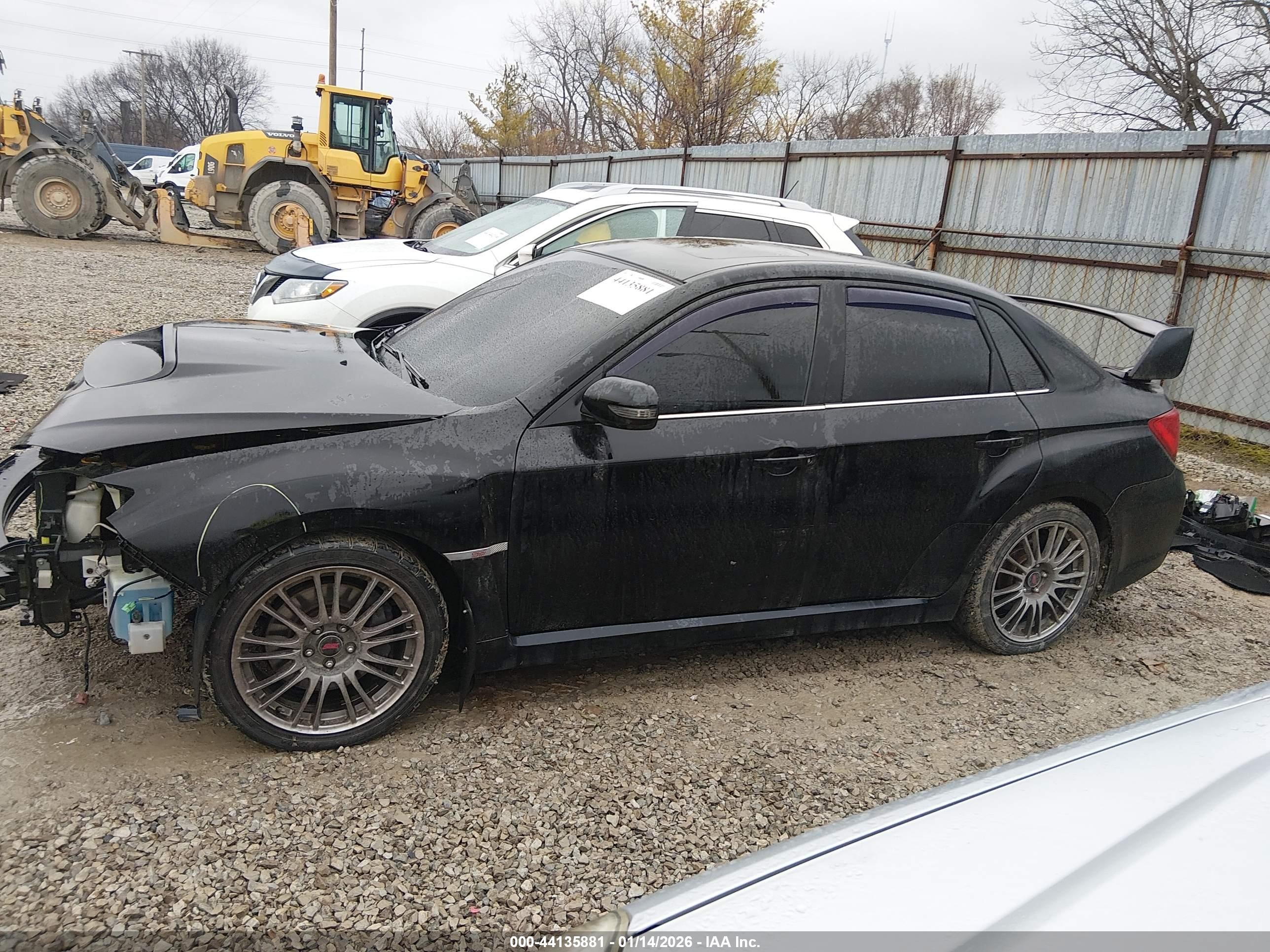 2014 Subaru Impreza Wrx Sti Limited Черный vin: JF1GV8J67EL014507