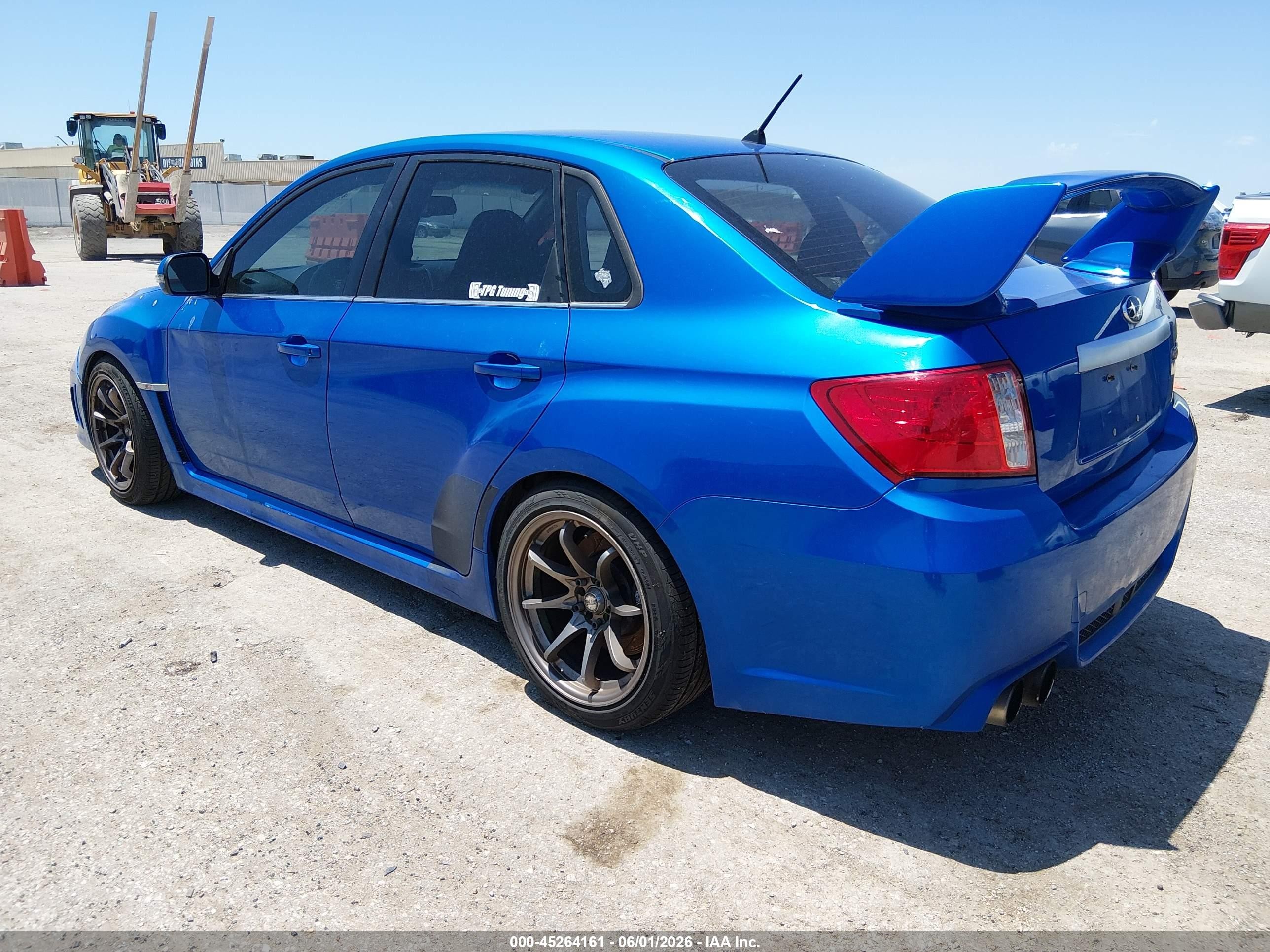 2011 Subaru Impreza Wrx Sti   Blue vin: JF1GV8J68BL518043